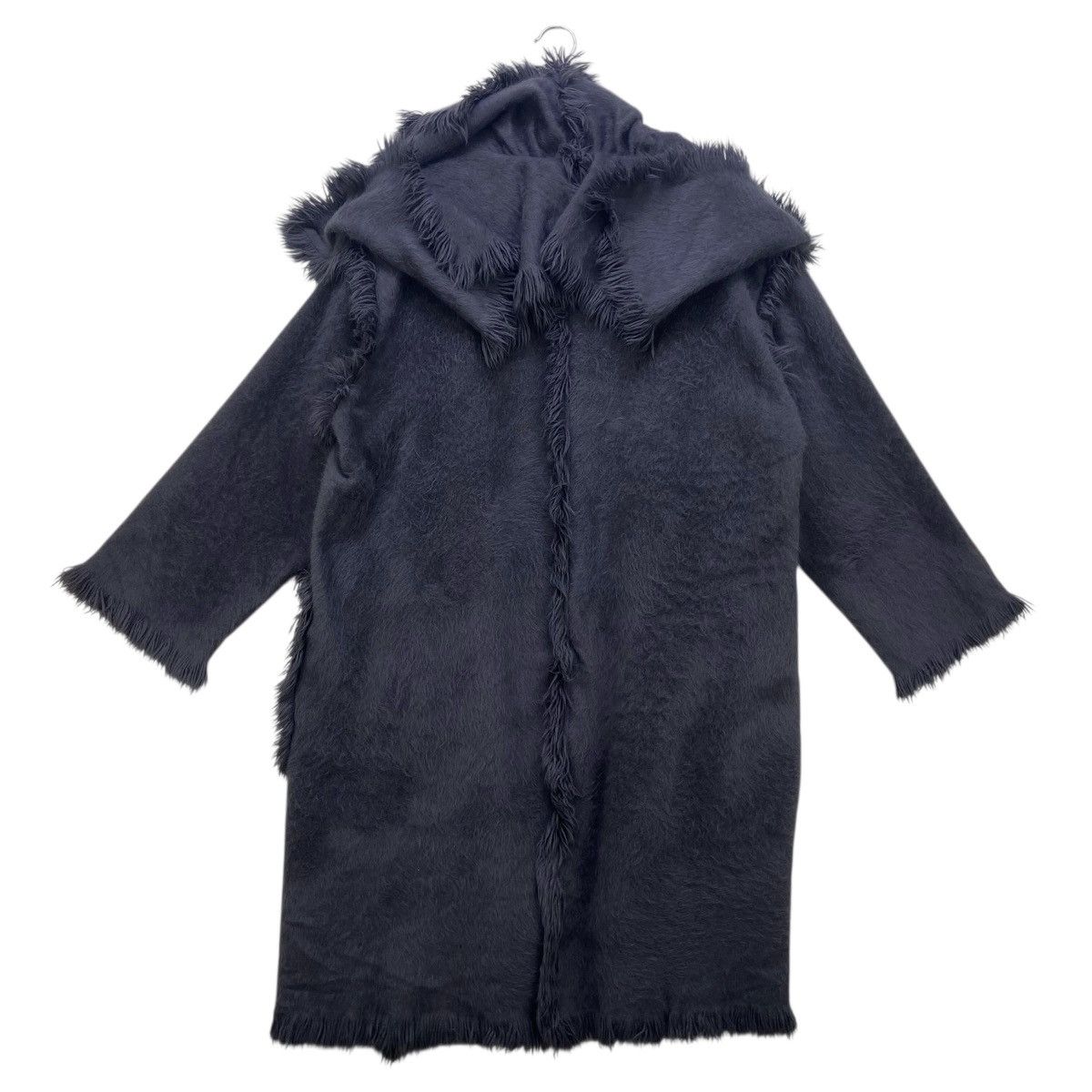Japanese Brand 🔥Japanese Brand Yukiko Hanai Buttonless Angora Wool Size L / US 10 / IT 46 - 4 Thumbnail