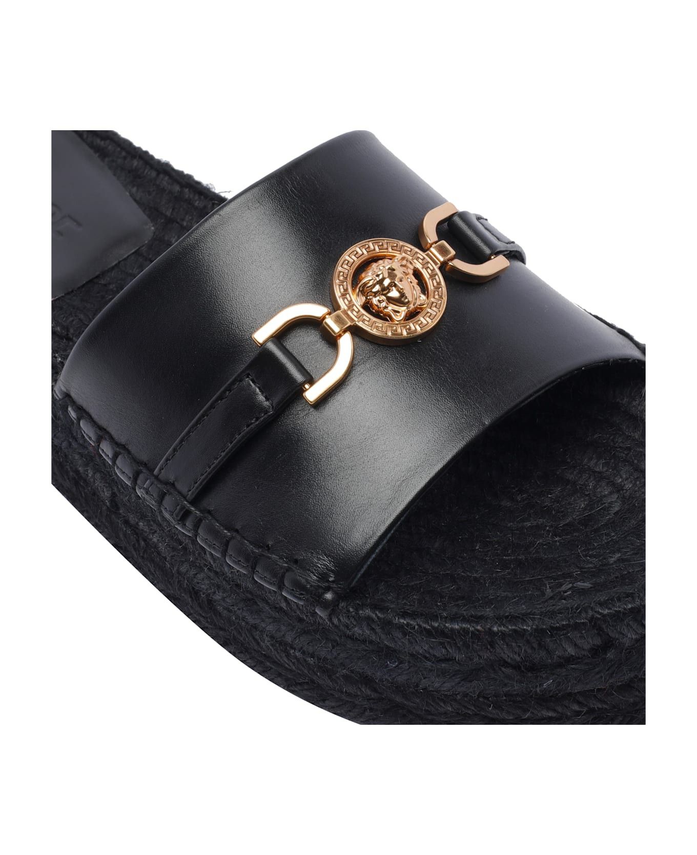 Versace o1y0226 Flats in Black Size US 6 / IT 36 - 4 Thumbnail
