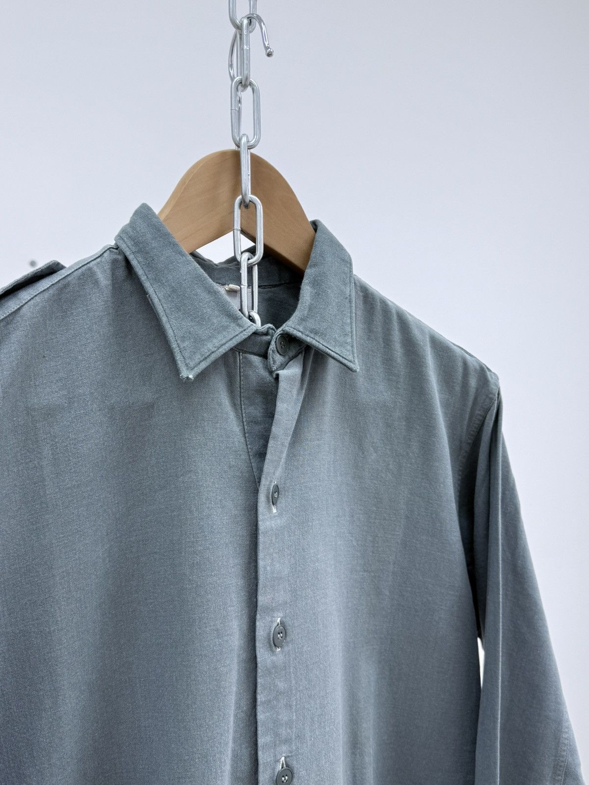 Vetra Vintage 1960s French Workwear Sanfor 1/4 Long Shirt Size US S / EU 44-46 / 1 - 5 Thumbnail