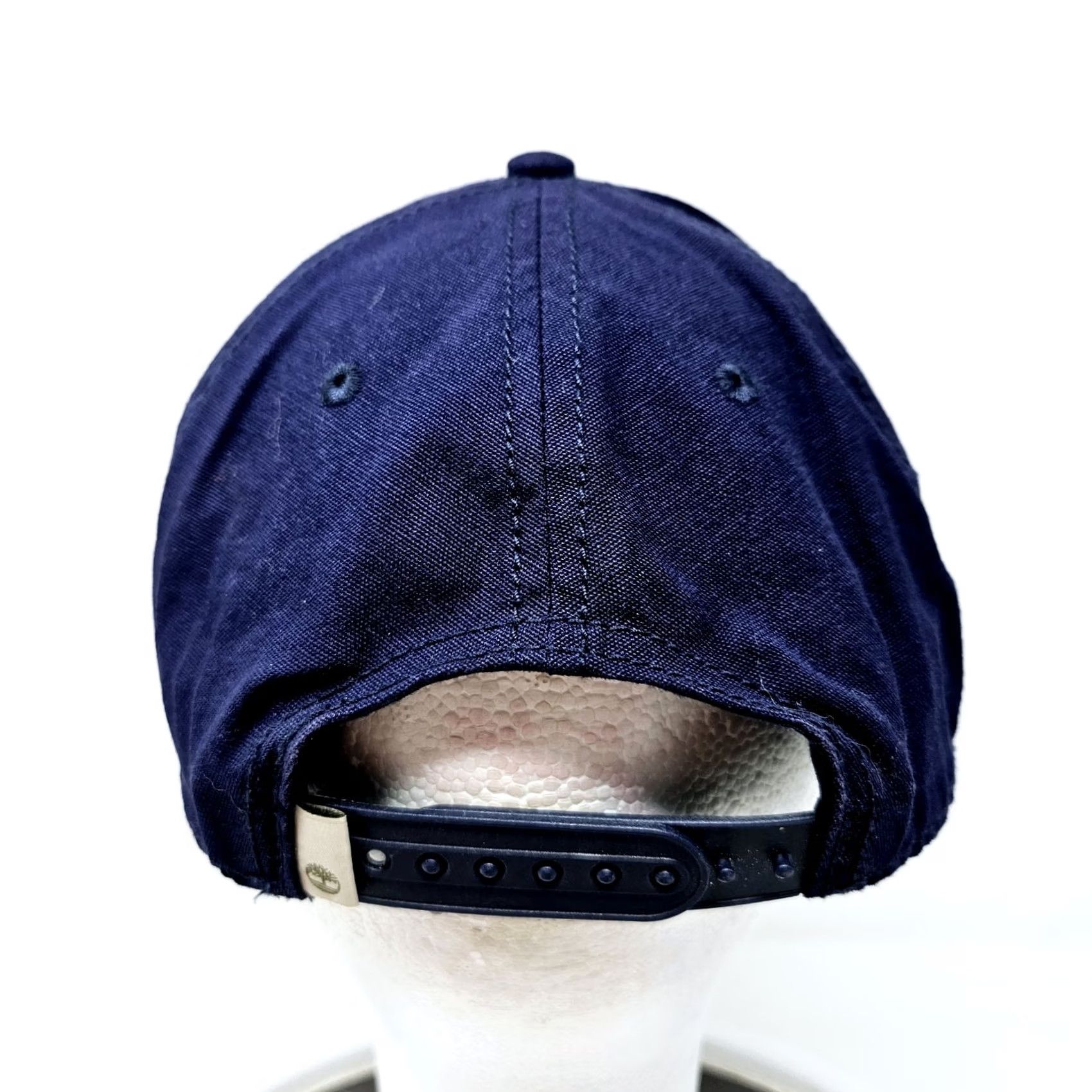 Timberland Timberland Logo Navy Blue Snapback Hat Adjustable Adult Men Size ONE SIZE - 4 Thumbnail