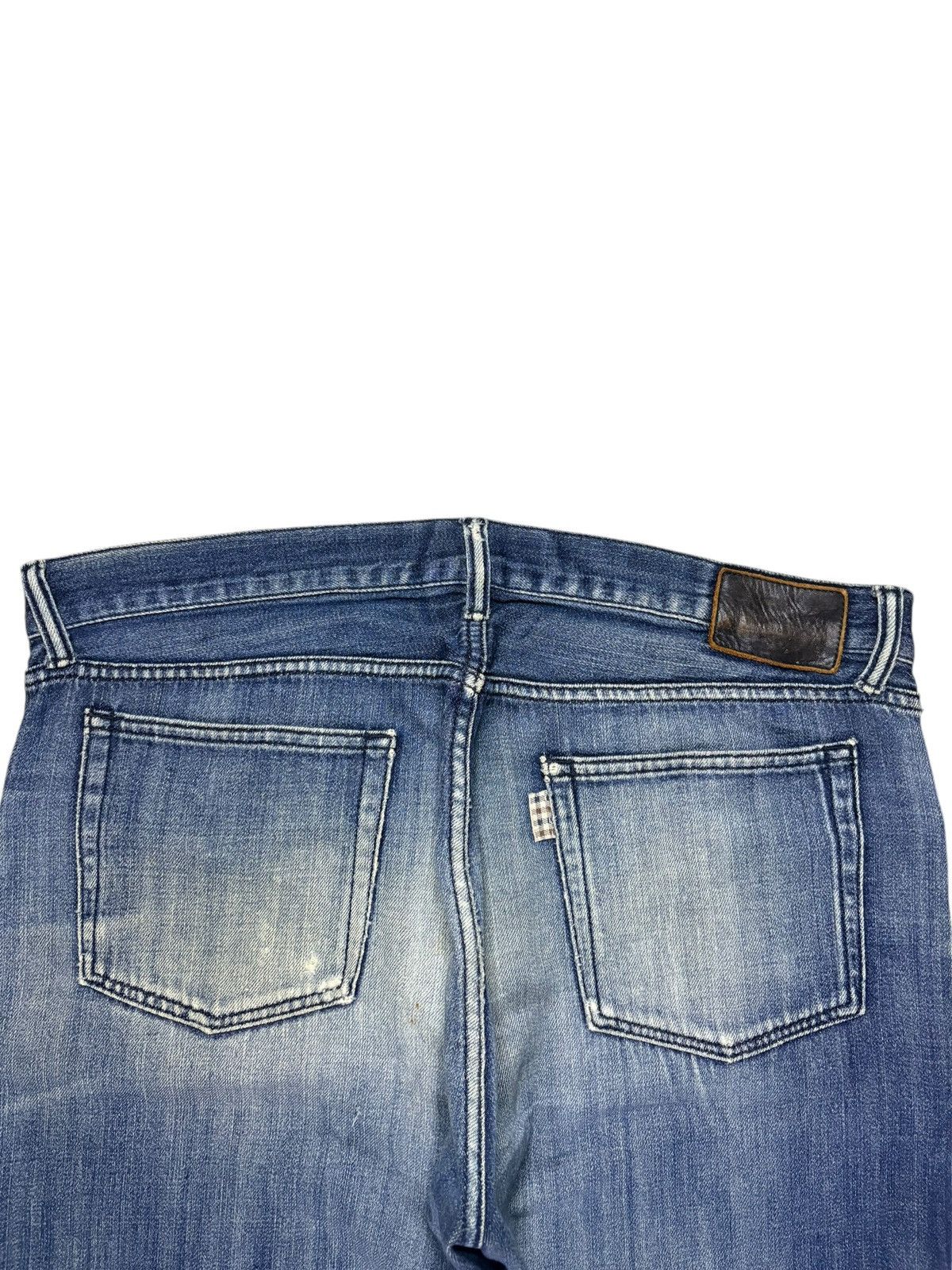 Japanese Brand Vintage Japanese Brand Selvedge Faded Blue Wash Baggy Jeans Size US 37 - 9 Thumbnail