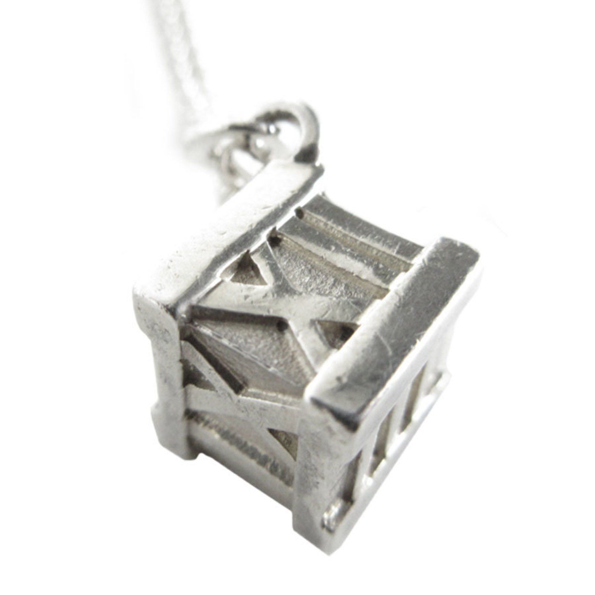 Tiffany Atlas Cube Necklace, 925 Silver, for Women, s0571k