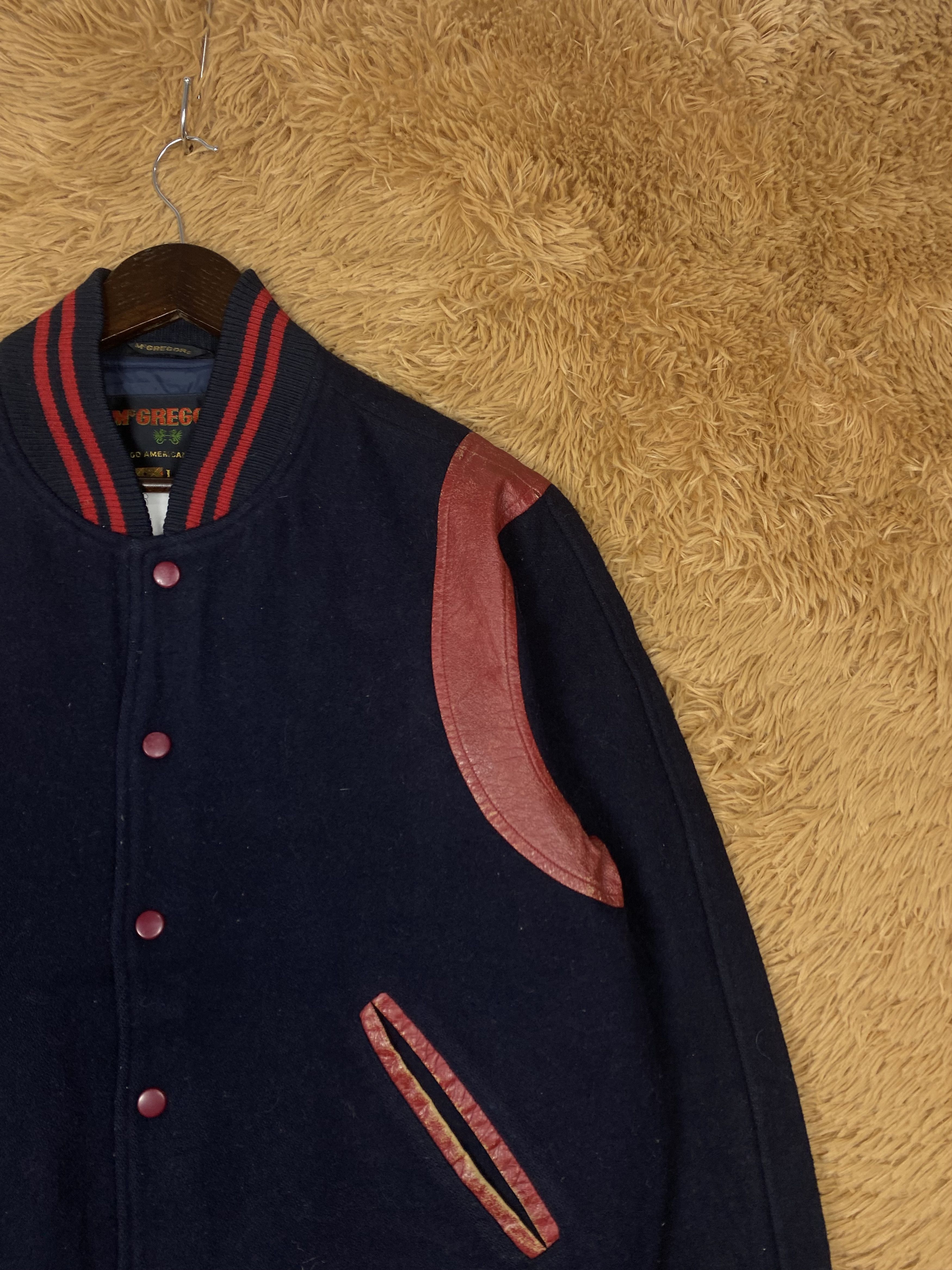 McGregor Vintage Mc Gregor Varsity Jacket DJ0228 Size US L / EU 52-54 / 3 - 3 Thumbnail