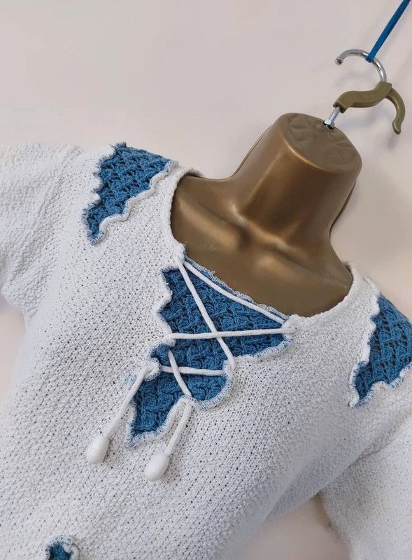 Vintage Vintage knitted top 10/12 Size M / US 6-8 / IT 42-44 - 2 Thumbnail