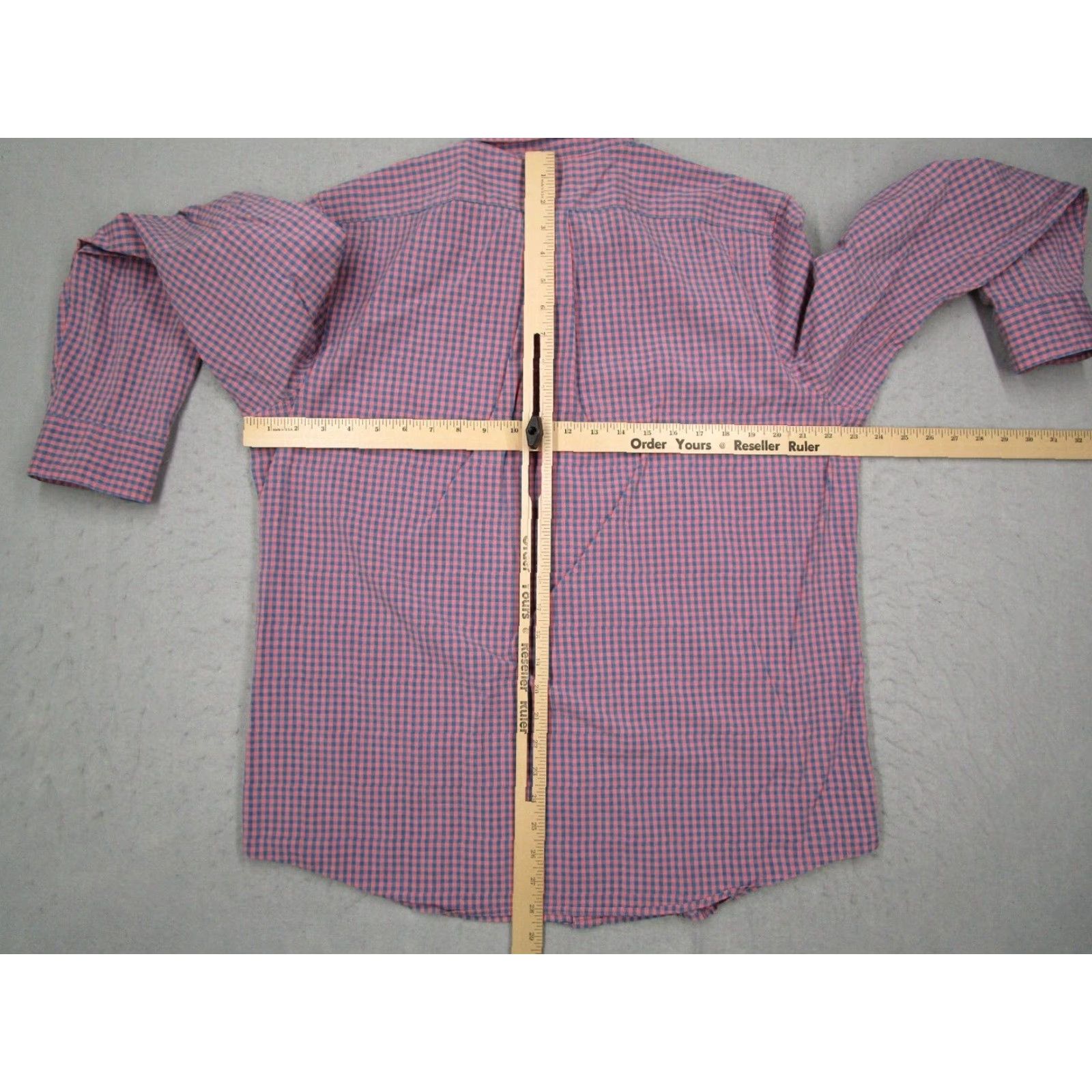 Vineyard Vines VINEYARD VINES Men's Slim Fit Pink Check Button-Up Shirt Large Casual Business 2010s Whale Logo Size US L / EU 52-54 / 3 - 4 Thumbnail