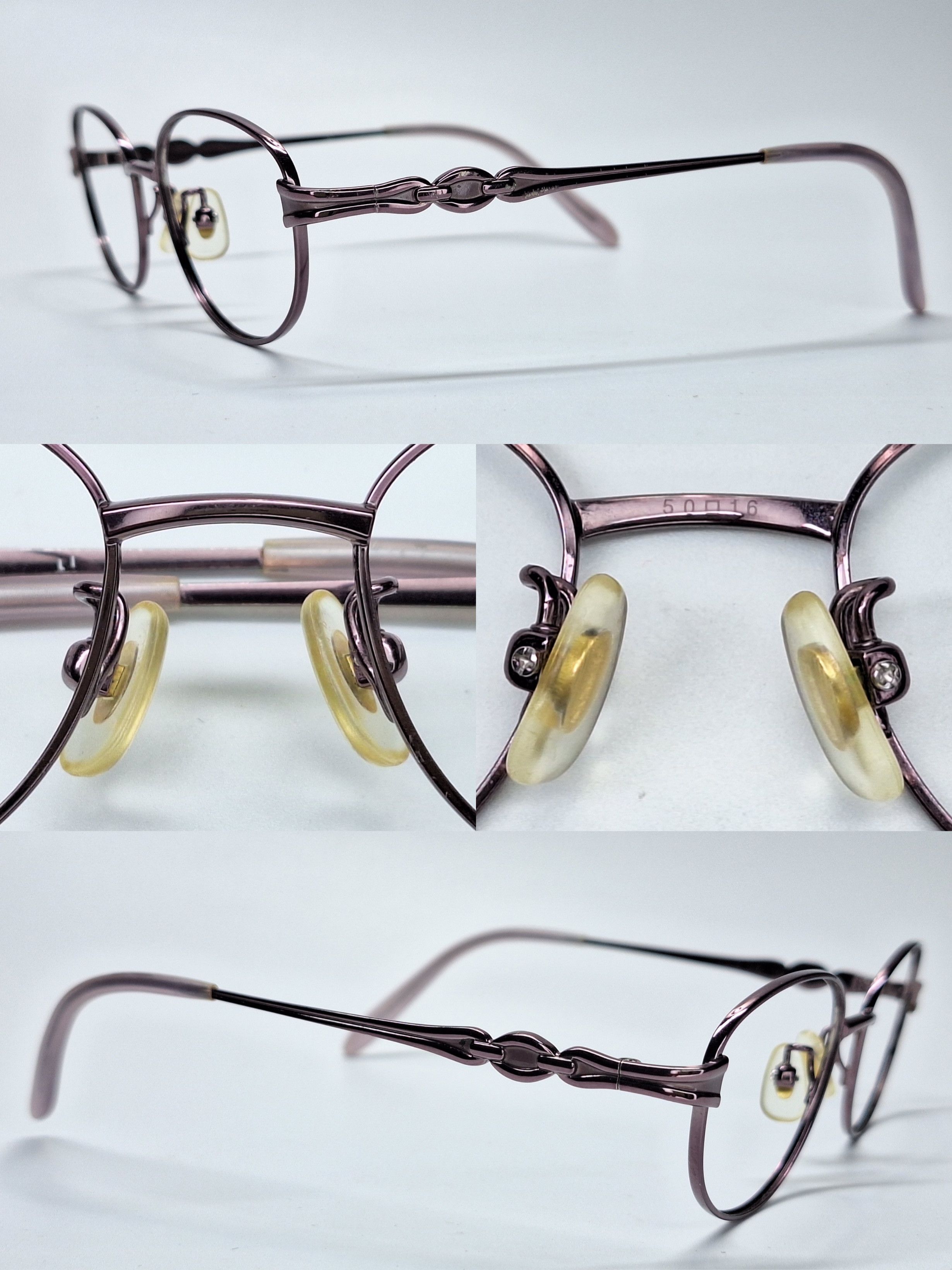 Seiko Seiko SE4008 Pure Titanium Ti-P Purple Oval Vintage Eyeglass Size ONE SIZE - 7 Thumbnail