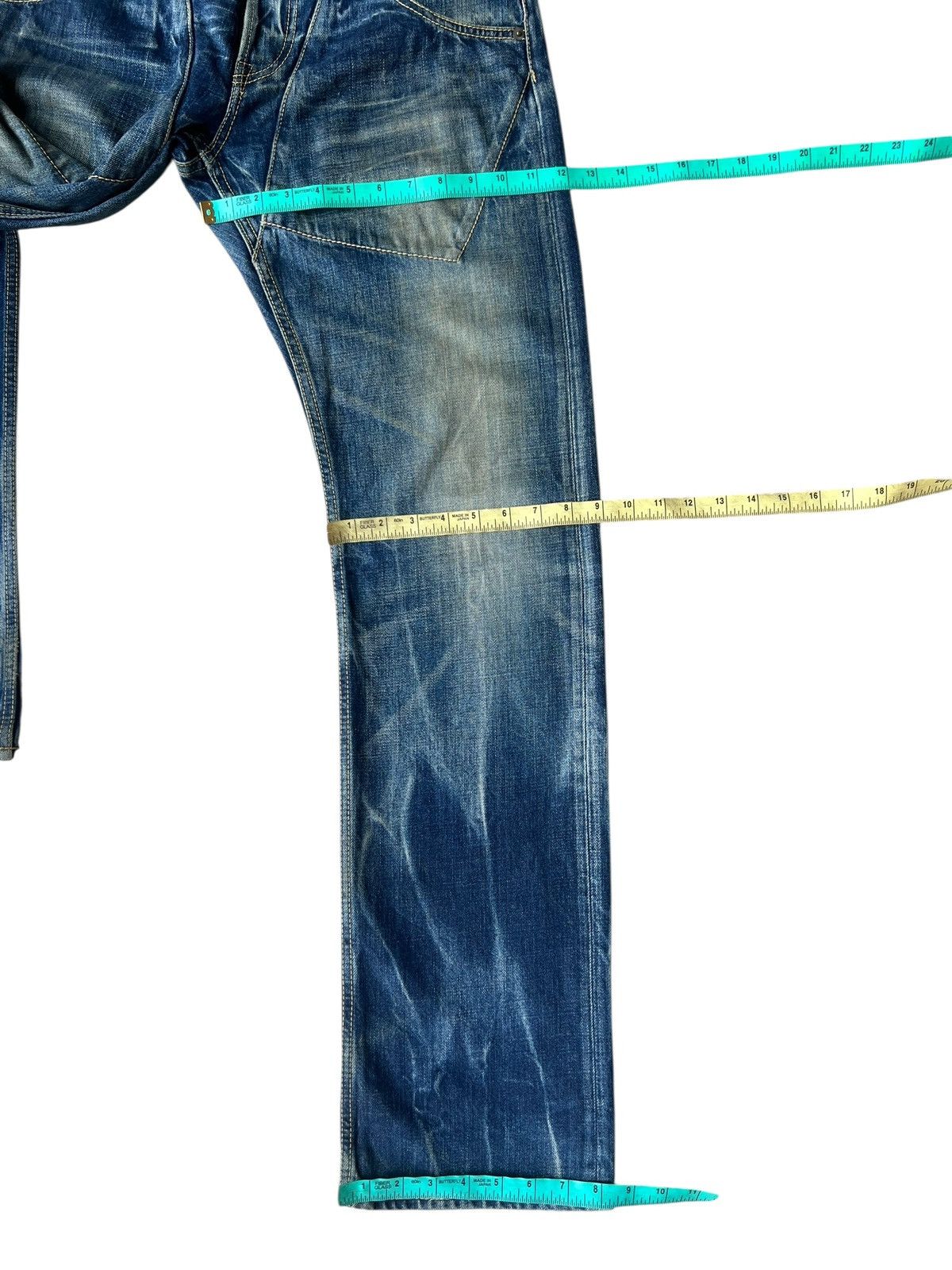 Eternal ETERNAL Japan Distressed Aging Mud Denim Jeans Size US 32 / EU 48 - 5 Thumbnail