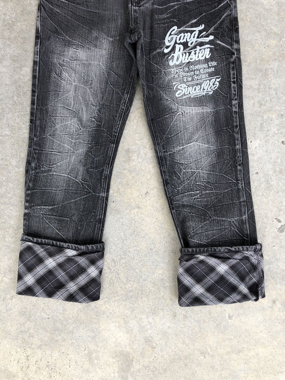 Hysteric Glamour Japanese Double Focus Double Waist Distressed Jeans Size US 33 - 13 Thumbnail