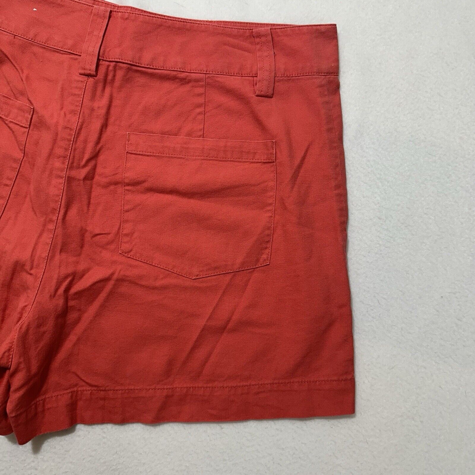 Loft LOFT 8 4" Inseam Chino Flat Front Pink High Rise Shorts Size 30" / US 8 / IT 44 - 7 Thumbnail
