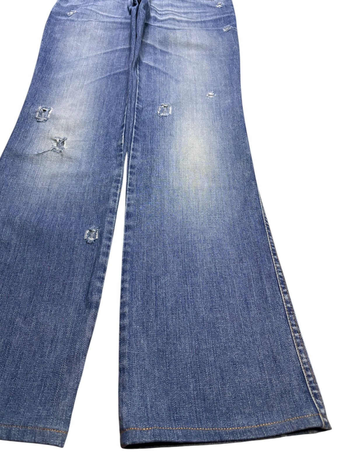 Dolce & Gabbana Vintage Dolce & Gabbana Mud Wash Bootcut Flare Jeans Size 28" / US 6 / IT 42 - 7 Thumbnail