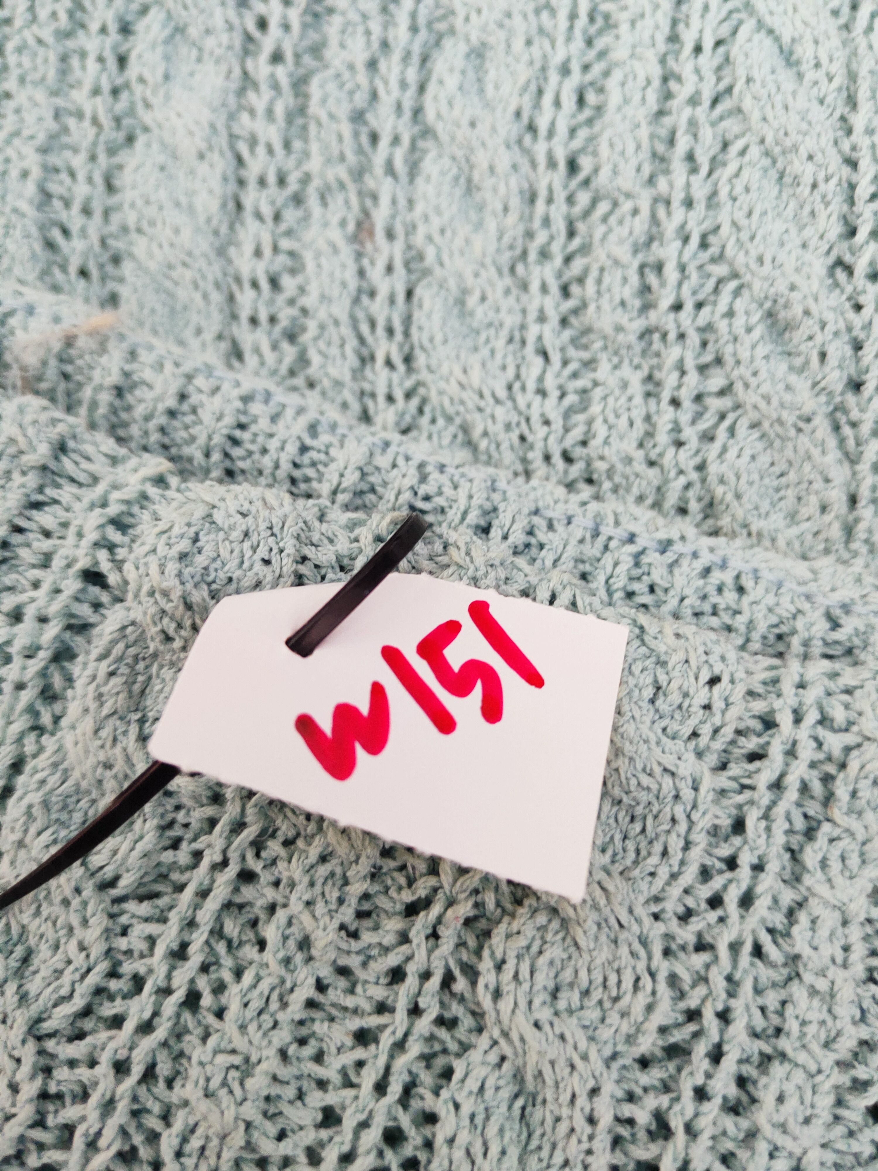 Aran Isles Knitwear Lema Jour Blue Knitwear Sweatshirts #W151 Size L / US 10 / IT 46 - 12 Thumbnail