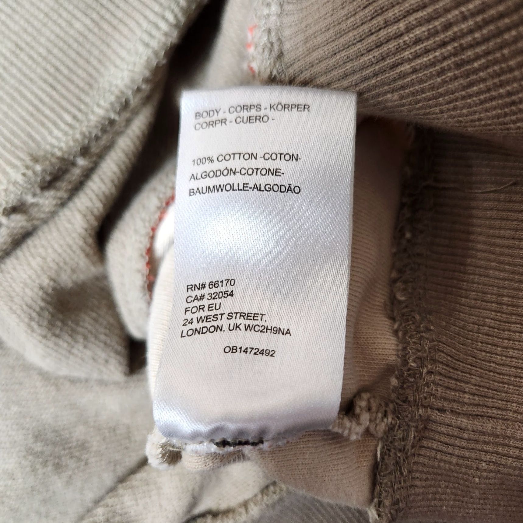 Urban Outfitters UO Standard Cloth Mens Tan French Terry Retro Crew Neck Sweatshirt Size S Size US S / EU 44-46 / 1 - 7 Thumbnail