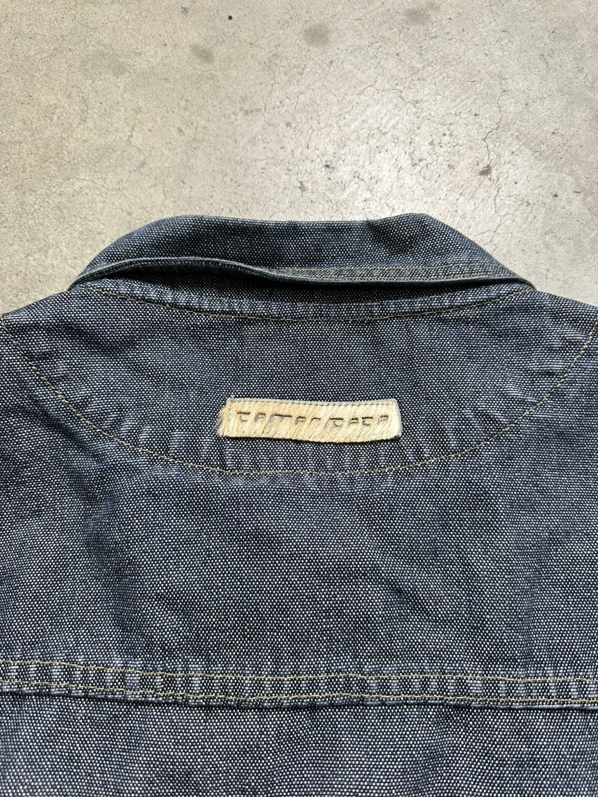 Damani Dada × Vintage Vintage Grey Denim Jacket Damani Dada Y2K Brand Baggy XL Size US XL / EU 56 / 4 - 4 Thumbnail