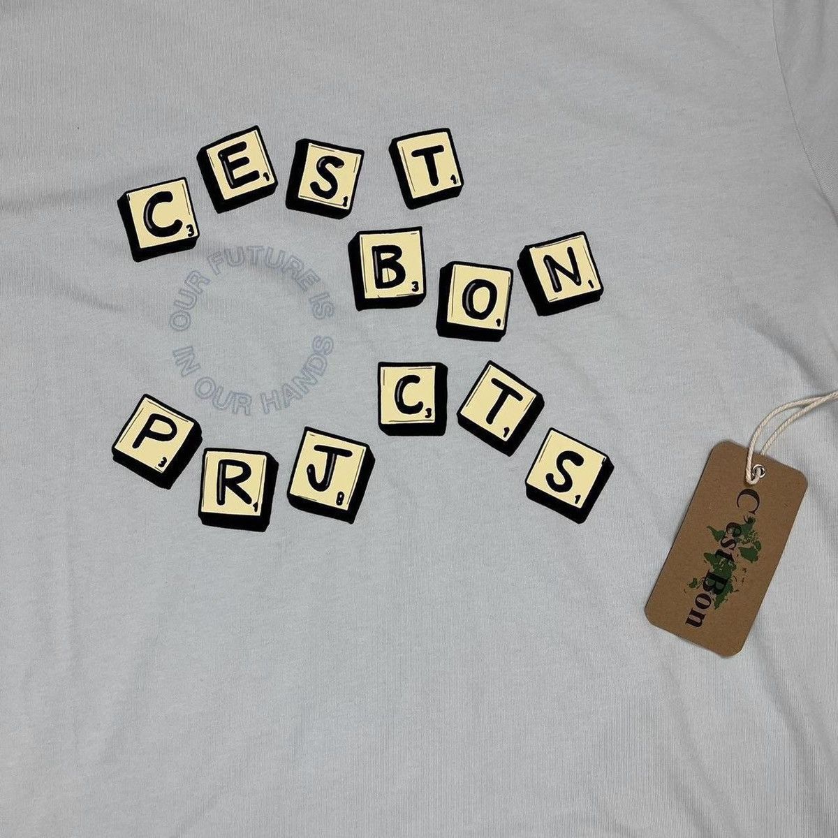 Other Bnwt C’est Bon Working On Projects scrabble letter t shirt Size US M / EU 48-50 / 2 - 4 Thumbnail