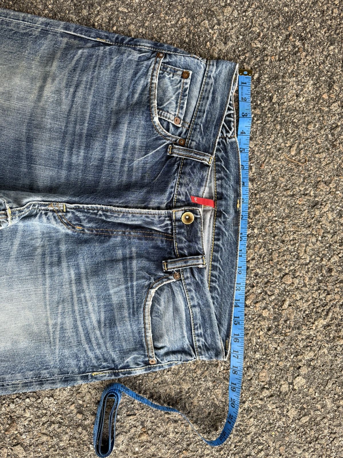 Japanese Brand VINTAGE JAPAN UJ FADED JEAN DENIM PANTS Size US 34 / EU 50 - 5 Thumbnail