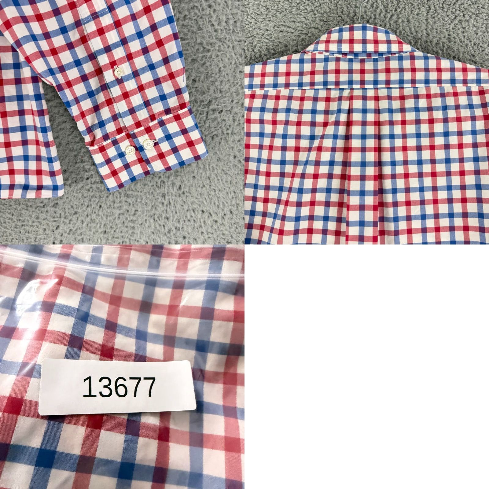 Brooks Brothers Brooks Brothers 1818 Button-Down Shirt Mens XL Red Blue Check Regent Fit LS Shirt Boys? Size US XL / EU 56 / 4 - 9 Thumbnail