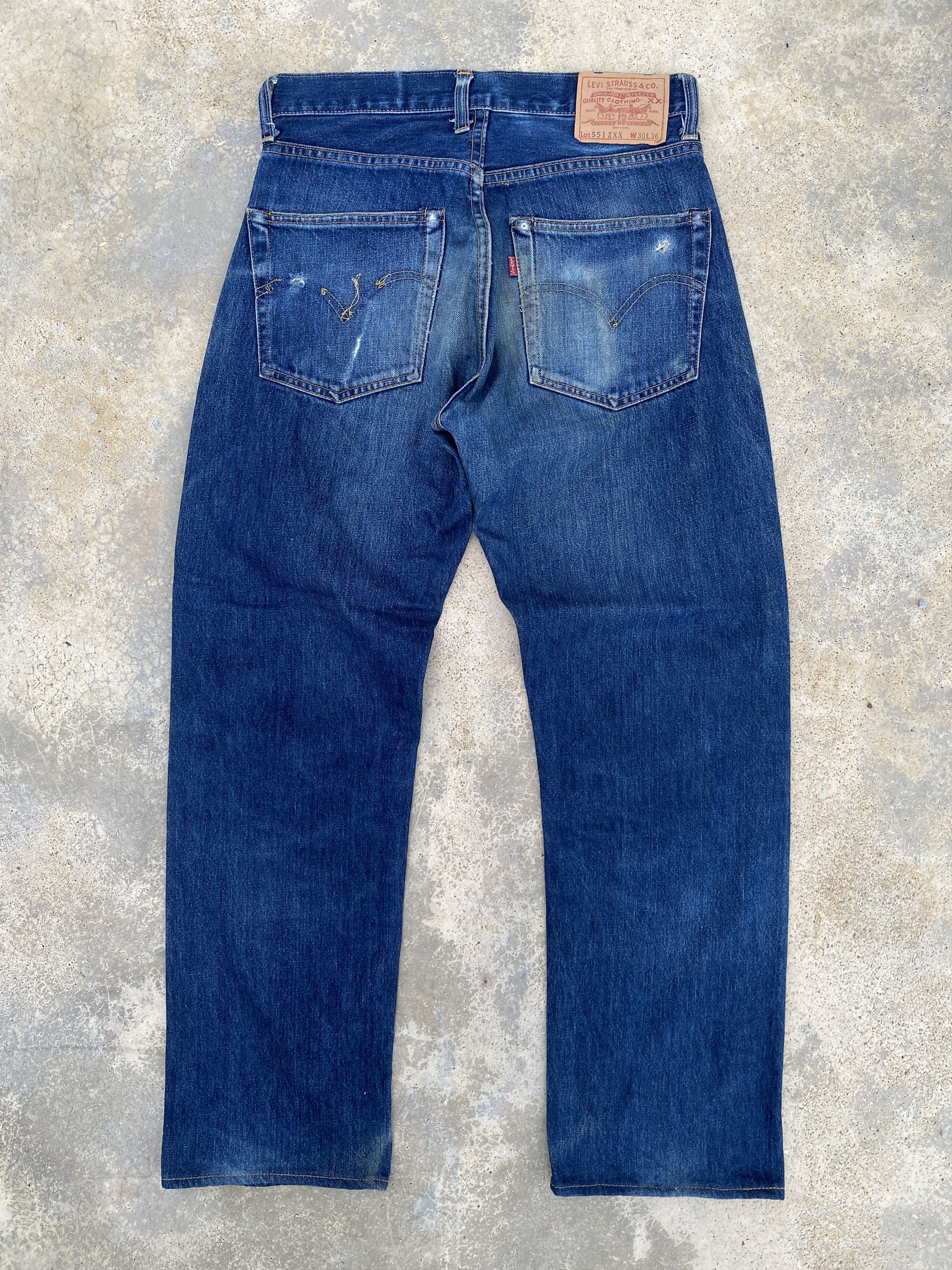 Levi's × Levi's Vintage Clothing Levis 551ZXX LVC USA Big E Selvedge Jeans Size US 30 / EU 46 - 7 Thumbnail