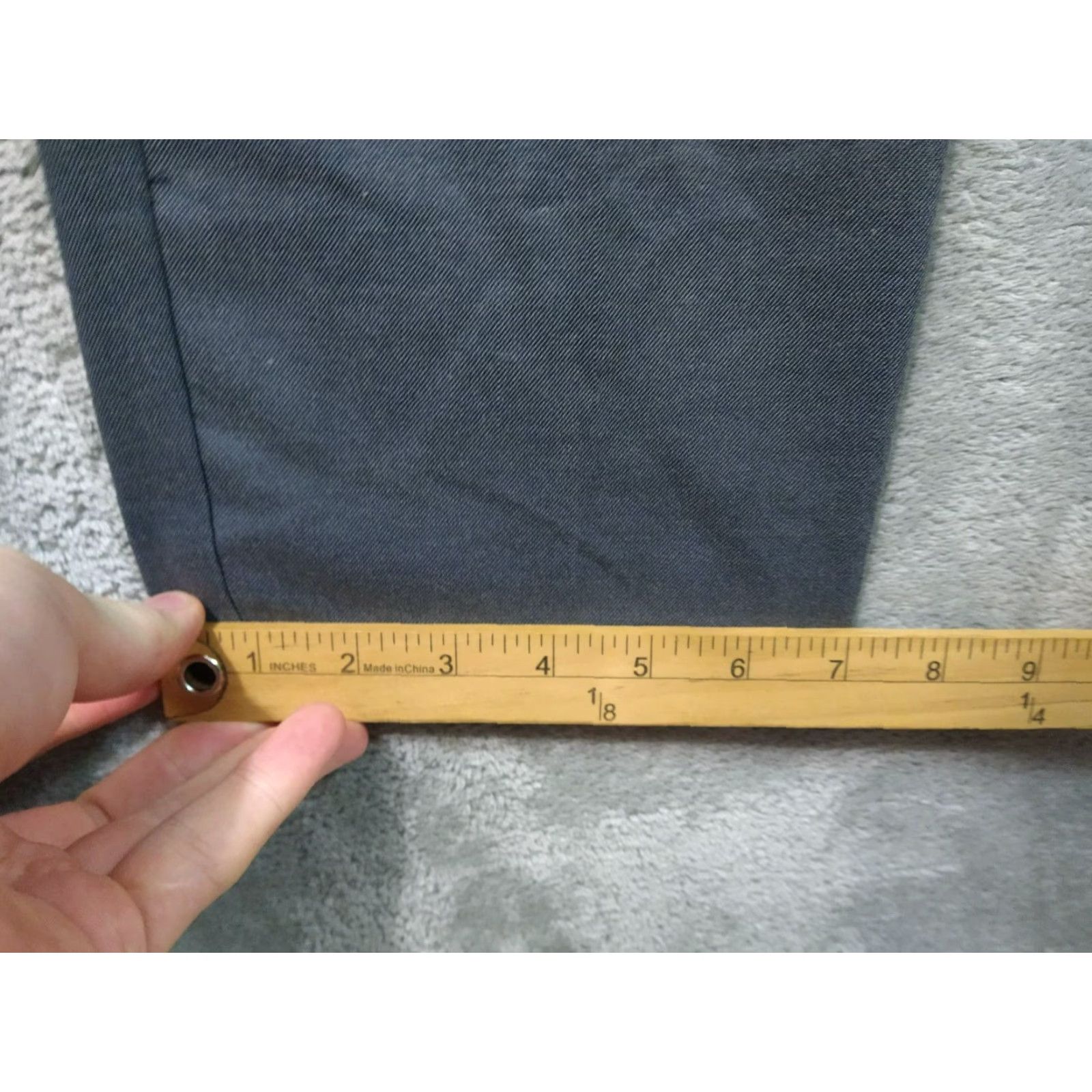 Old Navy Old Navy Pants Mens 34x34 Gray Chino Athletic Fit Mid Rise Flat Front Flex Polyester Spandex Solid Size US 34 / EU 50 - 6 Thumbnail
