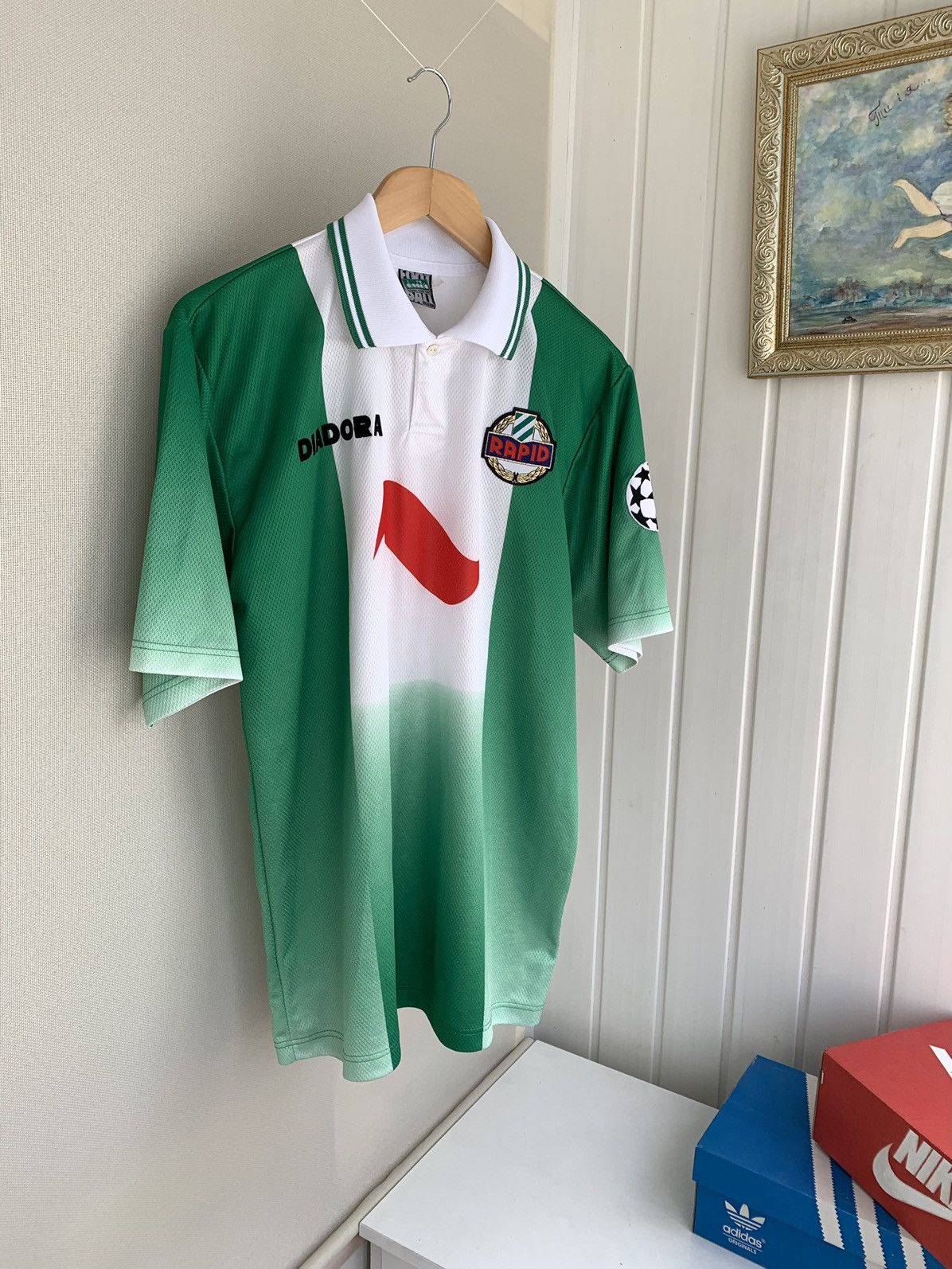 Diadora Diadora Rapid Vintage 1996-1998 Champions League Jersey L Size US L / EU 52-54 / 3 - 1 Thumbnail
