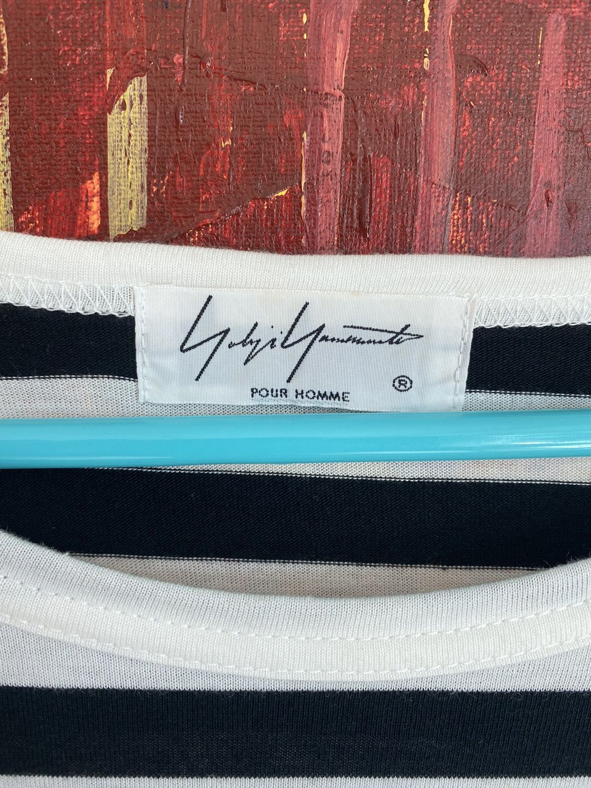 Y-3 Yohji Yamamoto Striped Tshirt Size US L / EU 52-54 / 3 - 3 Thumbnail