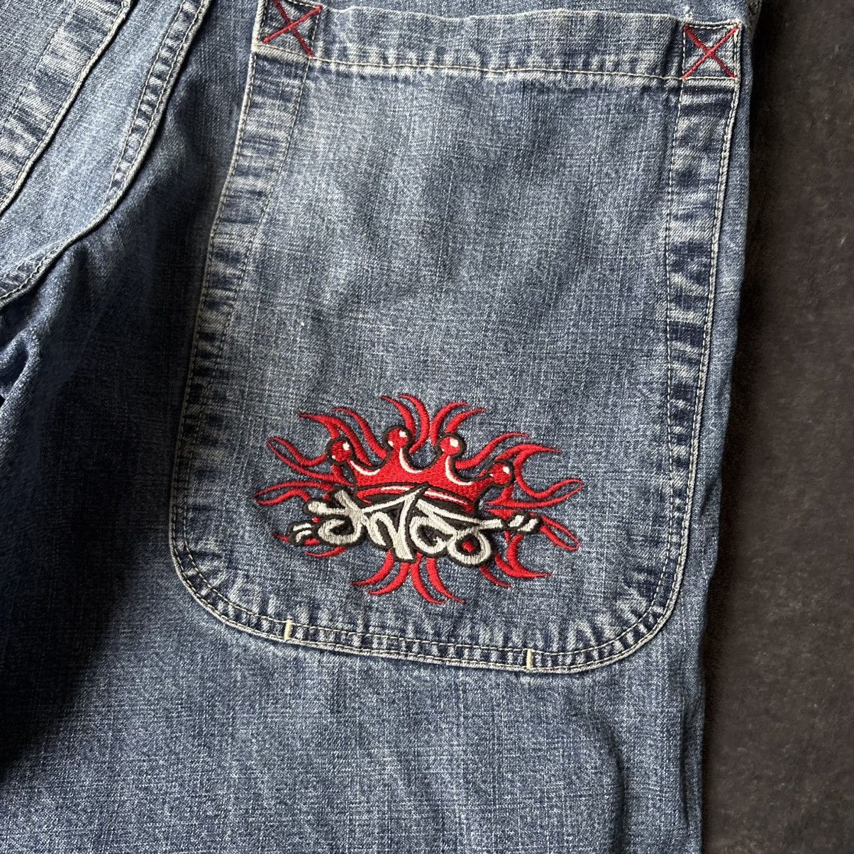 JNCO JNCO TRIBALS LOGO JORT Size US 32 / EU 48 - 4 Thumbnail