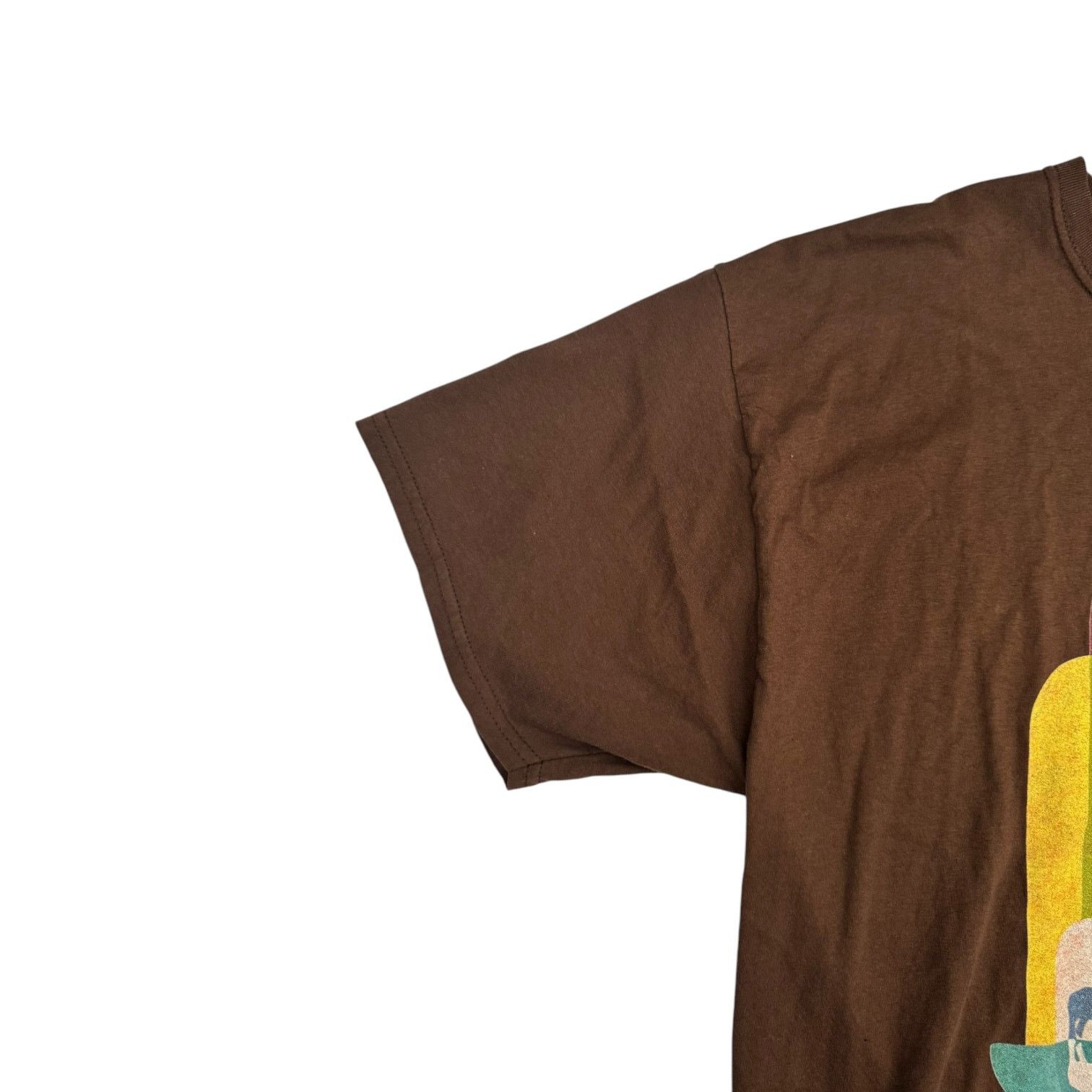 Fruit Of The Loom T Shirt Elephants with Stylized Mountain Sun Earth Tones XL Size US XL / EU 56 / 4 - 3 Thumbnail