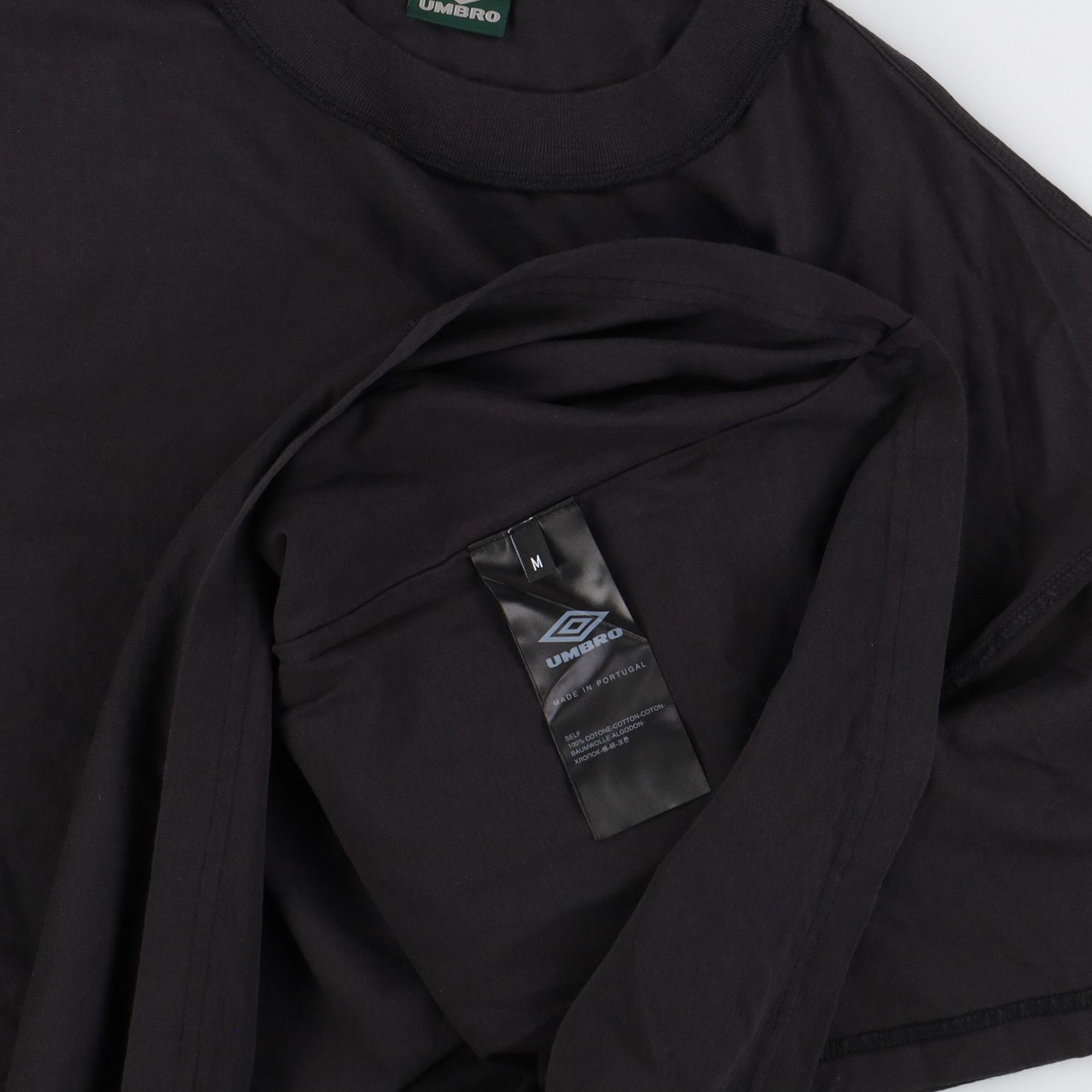 Slam Jam × Umbro Black Inside Out Embroidered Logo Oversized T-Shirt Size US M / EU 48-50 / 2 - 7 Thumbnail