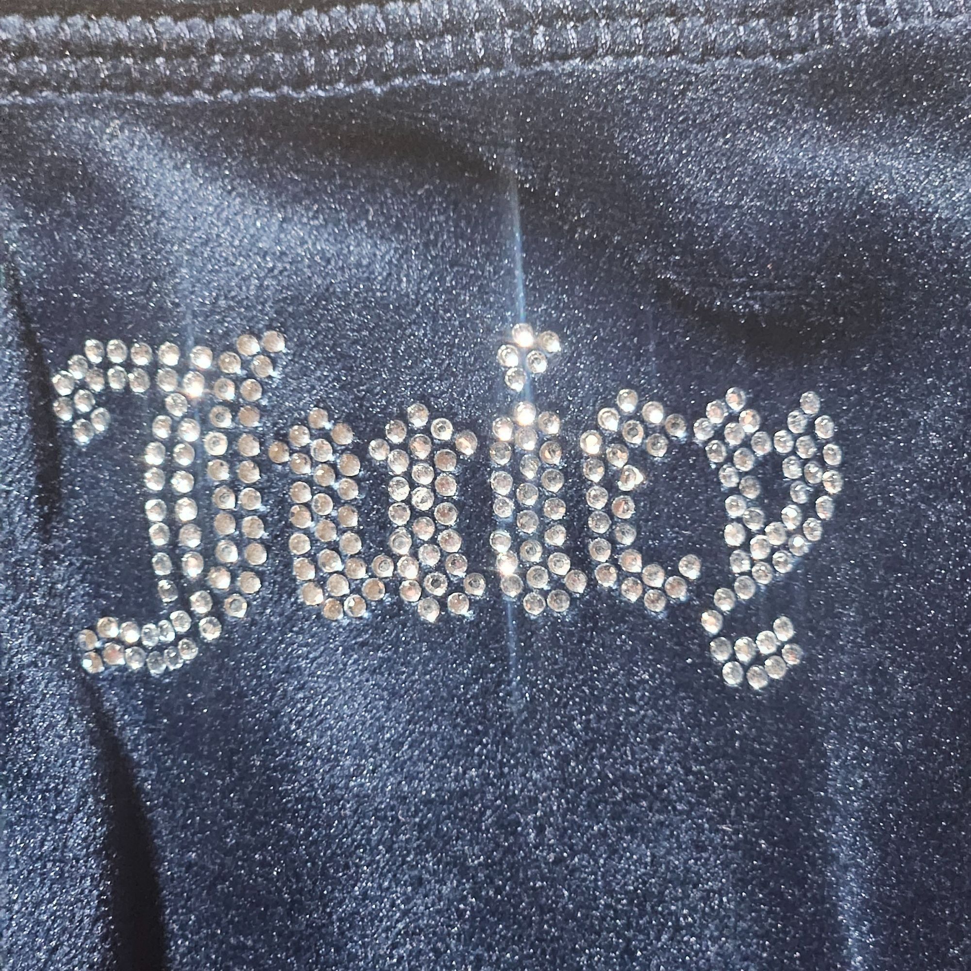 Juicy Couture Juicy Couture Women’s Velour Pants Navy XXL Athleisure Quiet Size 42" / US 20 - 9 Thumbnail