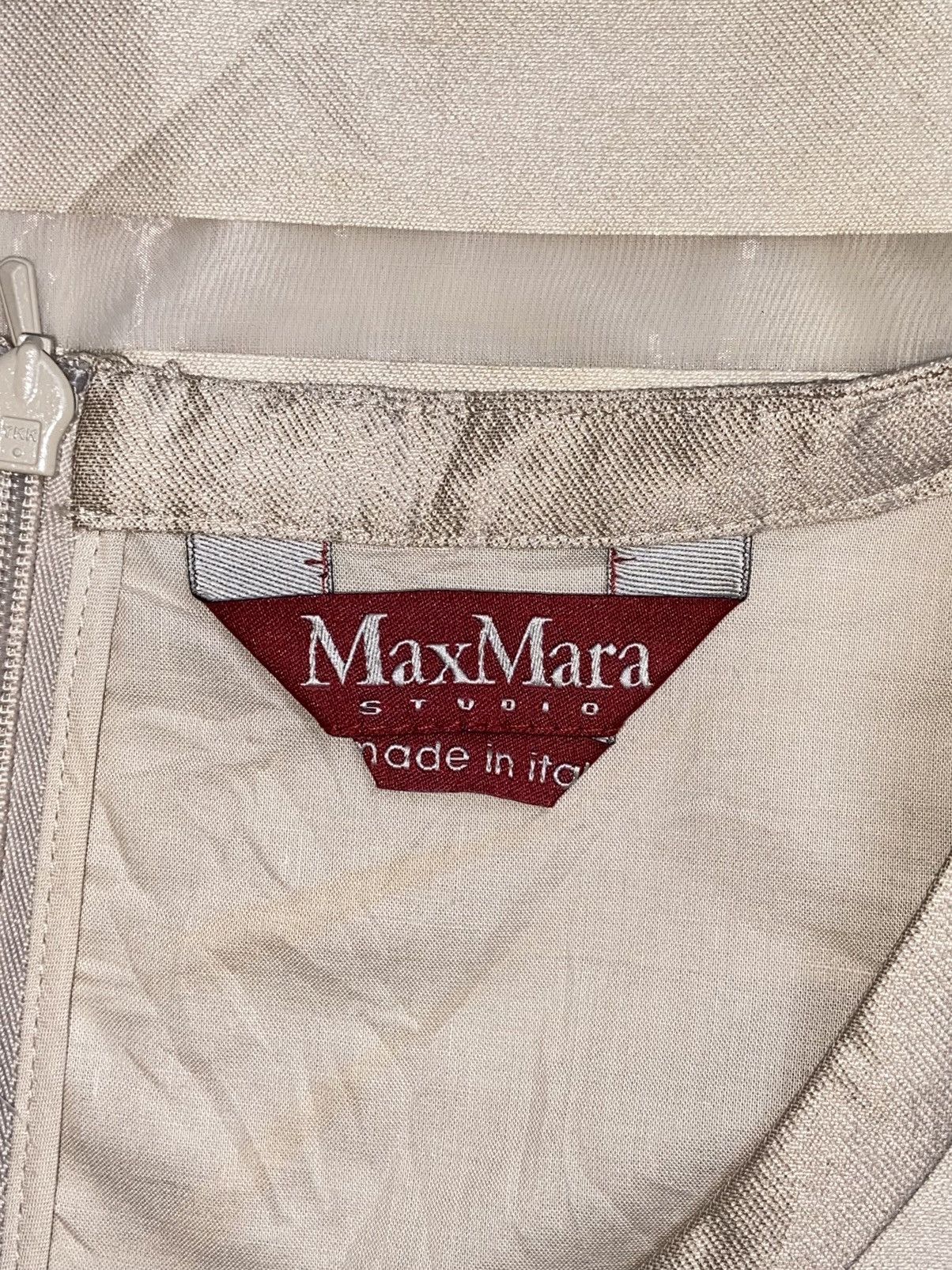 Max Mara MAX MARA Striped Midi Dress Size XS / US 0-2 / IT 36-38 - 17 Thumbnail