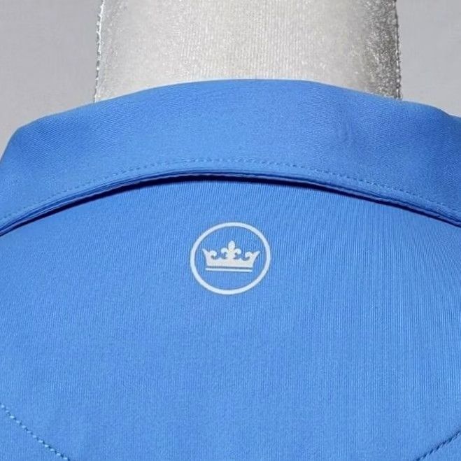 Peter Millar Peter Millar Womens Polo Shirt Golf UPF 50+ Blue Short Sleeve Size S Size S / US 4 / IT 40 - 6 Thumbnail