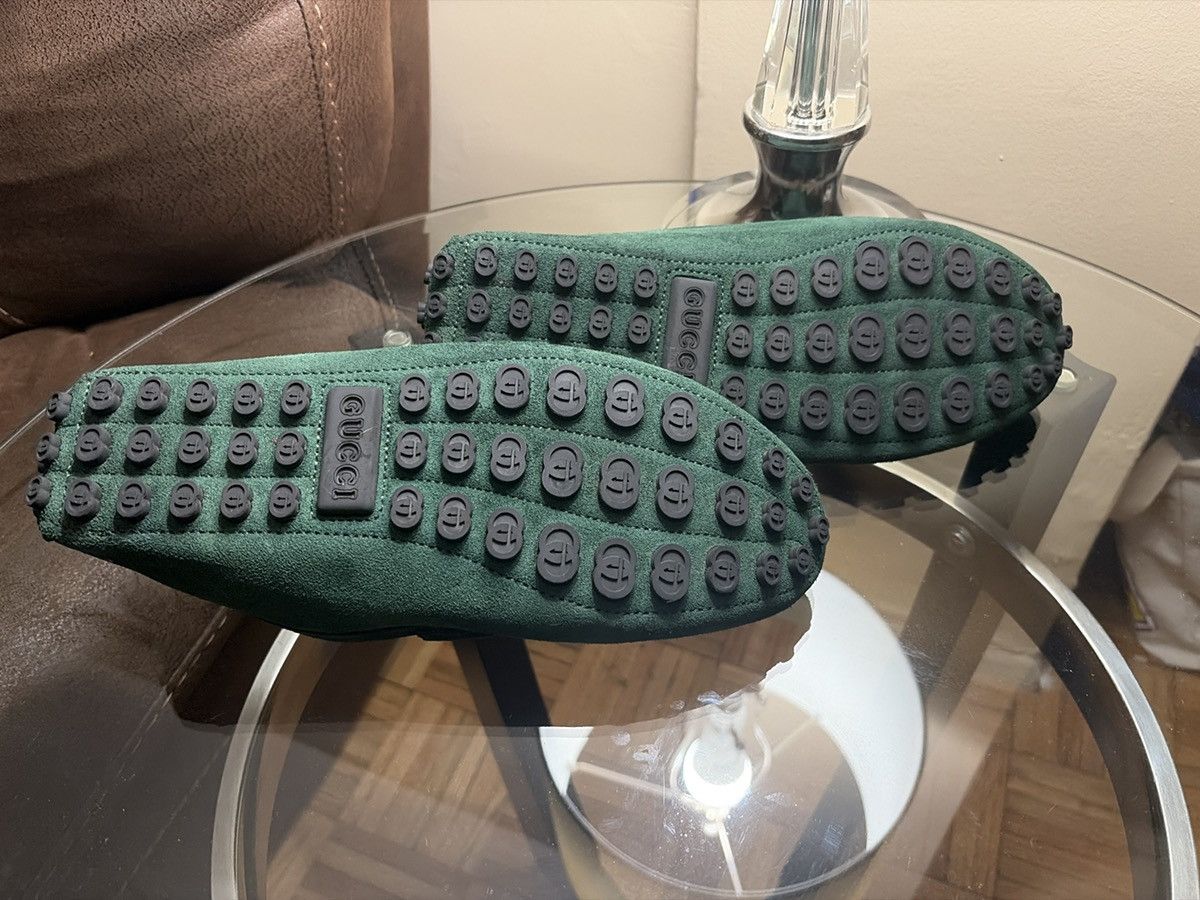 Gucci Gucci Driver Loafers Horsebit Green Size US 8.5 / EU 41-42 - 4 Thumbnail