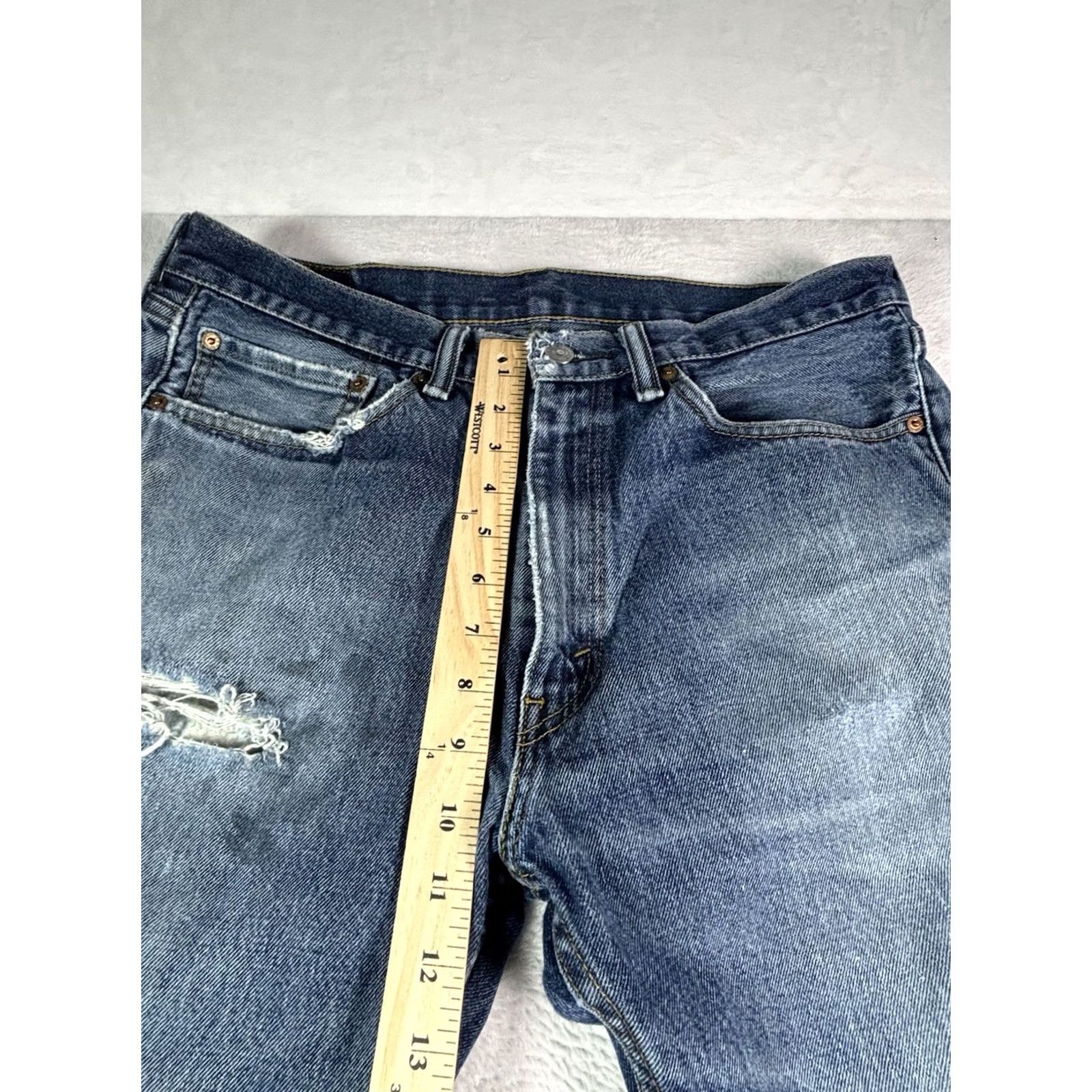 Levi's VINTAGE Levi's 505 Jeans Straight Denim Medium Wash 34x30 Men Size US 34 / EU 50 - 3 Thumbnail