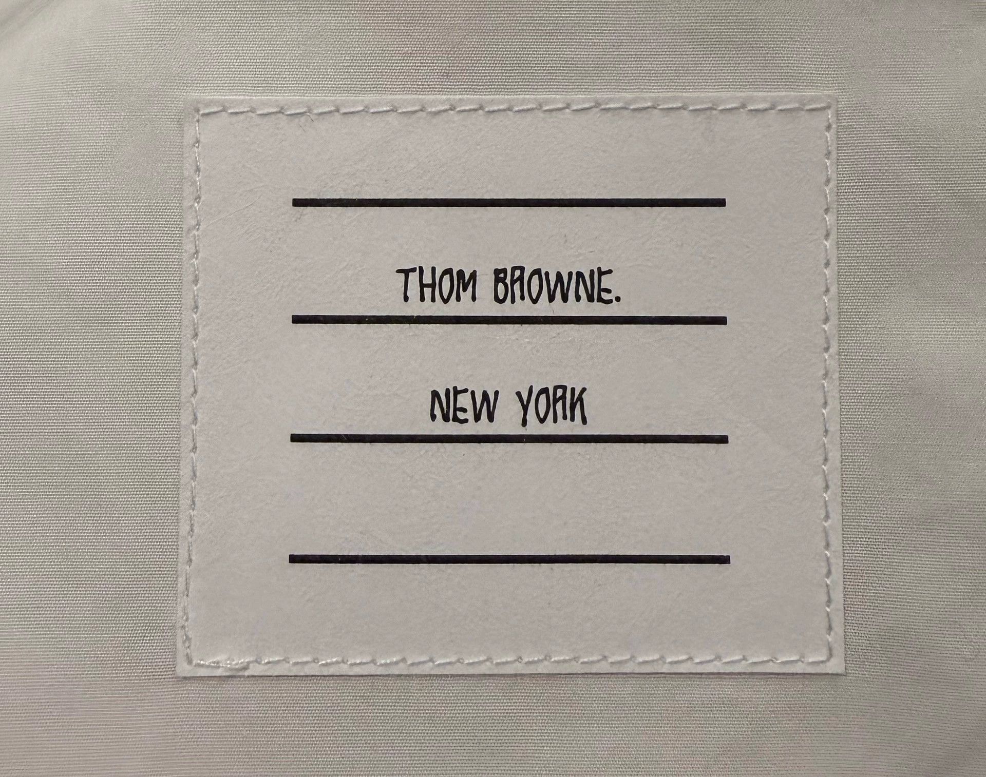 Thom Browne Thom Browne Women's White Tricolor Poplin Shirt 38 New Size XS / US 0-2 / IT 36-38 - 4 Thumbnail