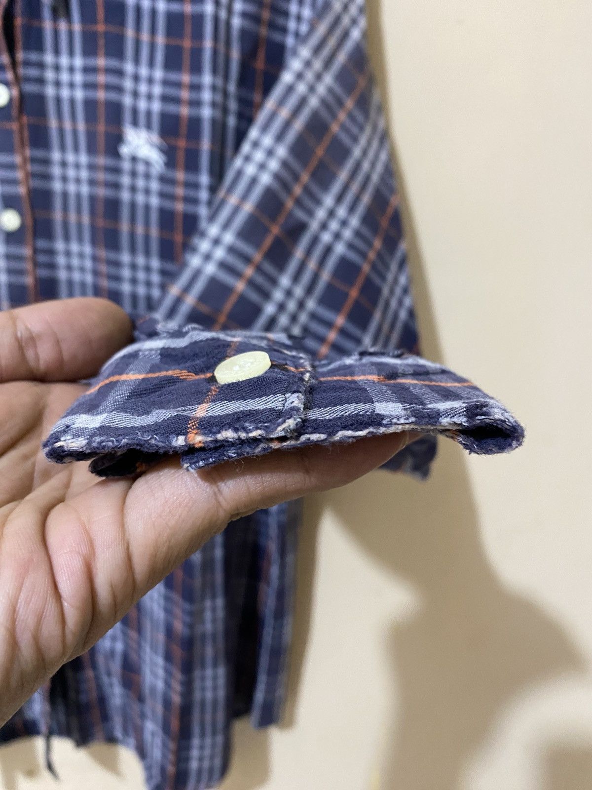 Burberry Vintage Burberrys Nova Check Button Shirt Size L / US 10 / IT 46 - 10 Thumbnail