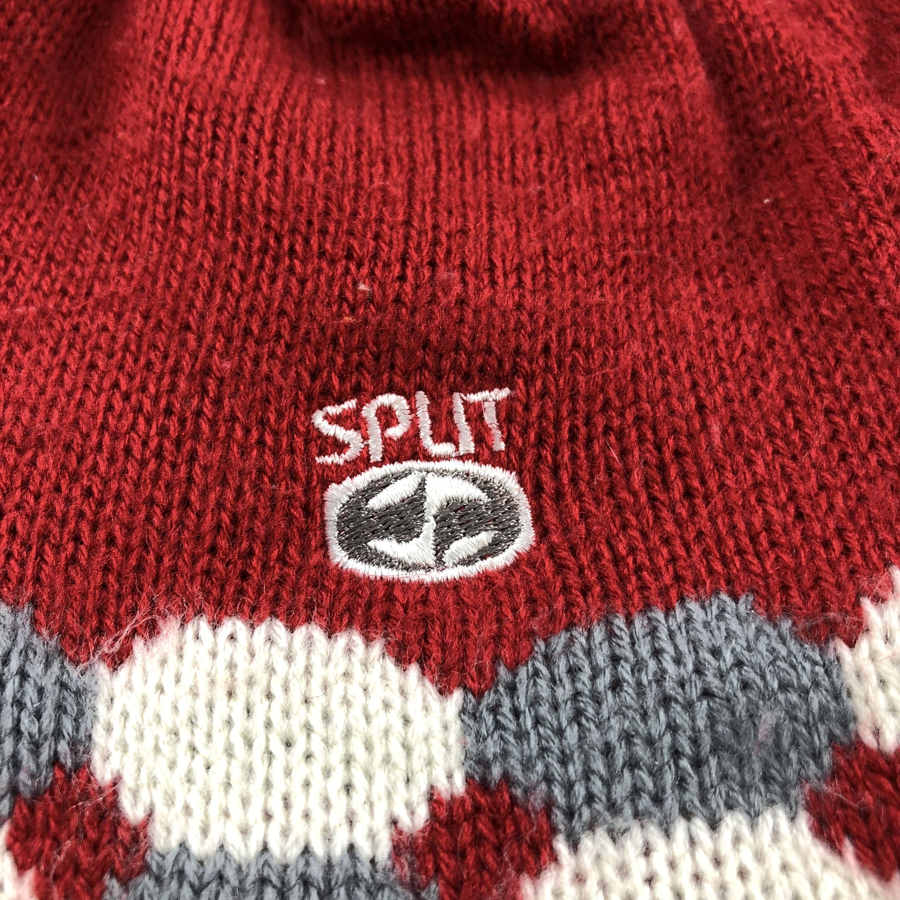 Vintage Split Beanie Snowcap Snow Hat B83 Size ONE SIZE - 2 Thumbnail