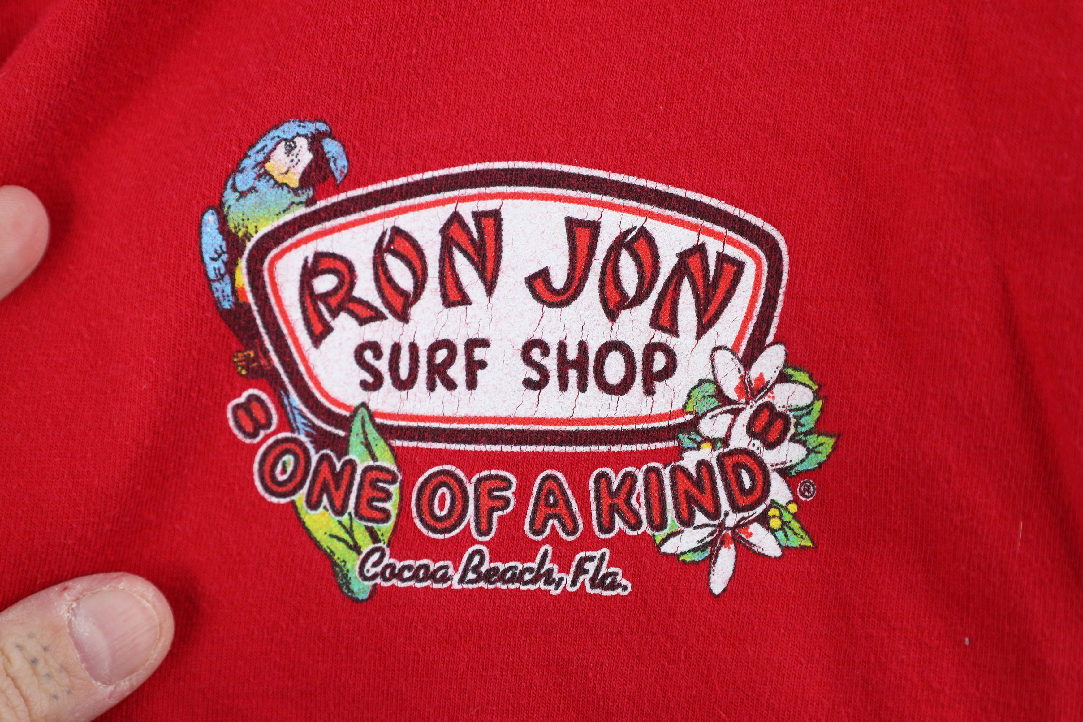Ron Jon Surf Shop Vintage Y2K Ron Jon Surf Shop Flower Long Sleeve T-Shirt Red Size US M / EU 48-50 / 2 - 4 Thumbnail