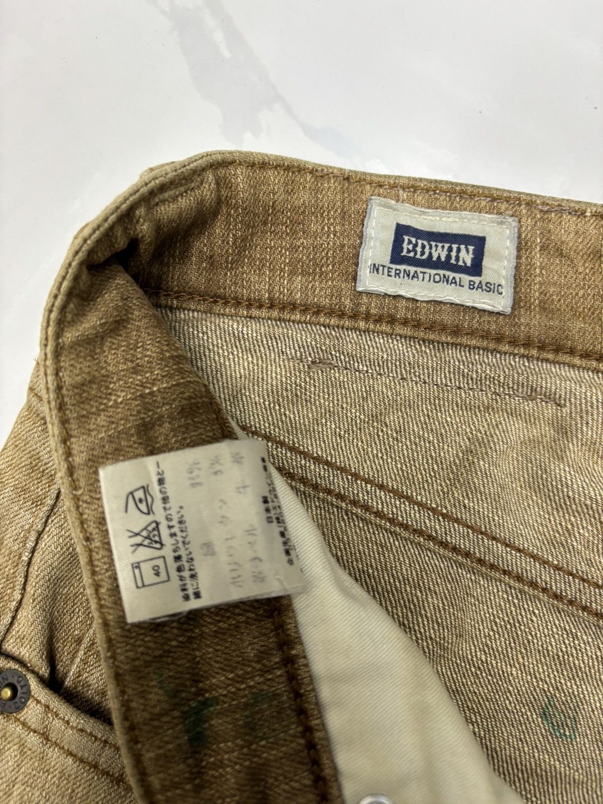 Kapital 🔥RARE EDWIN RUSTY FADED BROWN LOOSE FIT DENIM JEANS Size US 32 / EU 48 - 10 Thumbnail