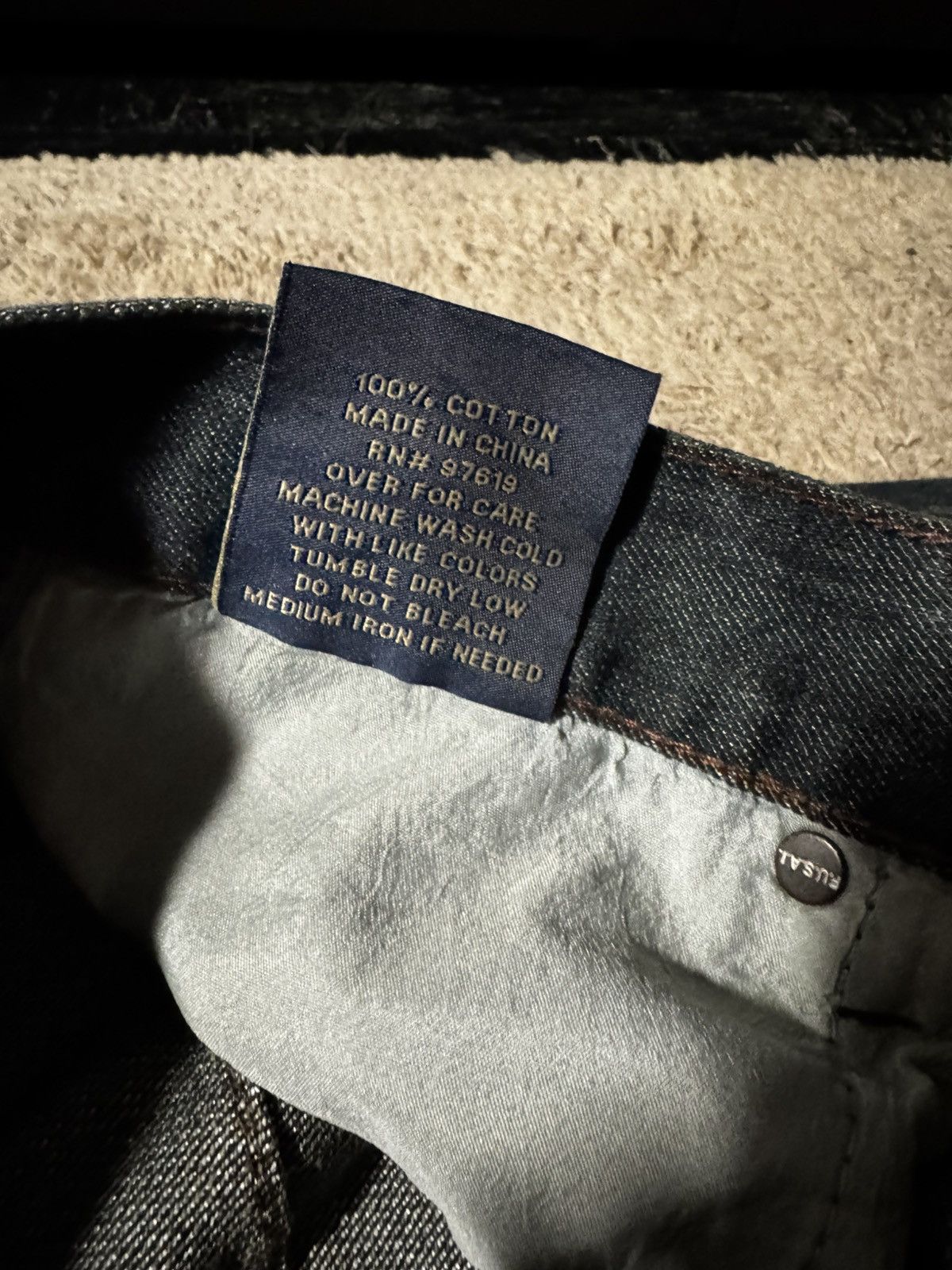 FUSAI × Japanese Brand super rare Fusai vintage 1997 slim straight jeans Size US 34 / EU 50 - 4 Thumbnail