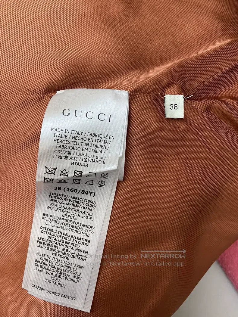 Gucci Gucci Pink woollen coat Size XS / US 0-2 / IT 36-38 - 6 Thumbnail