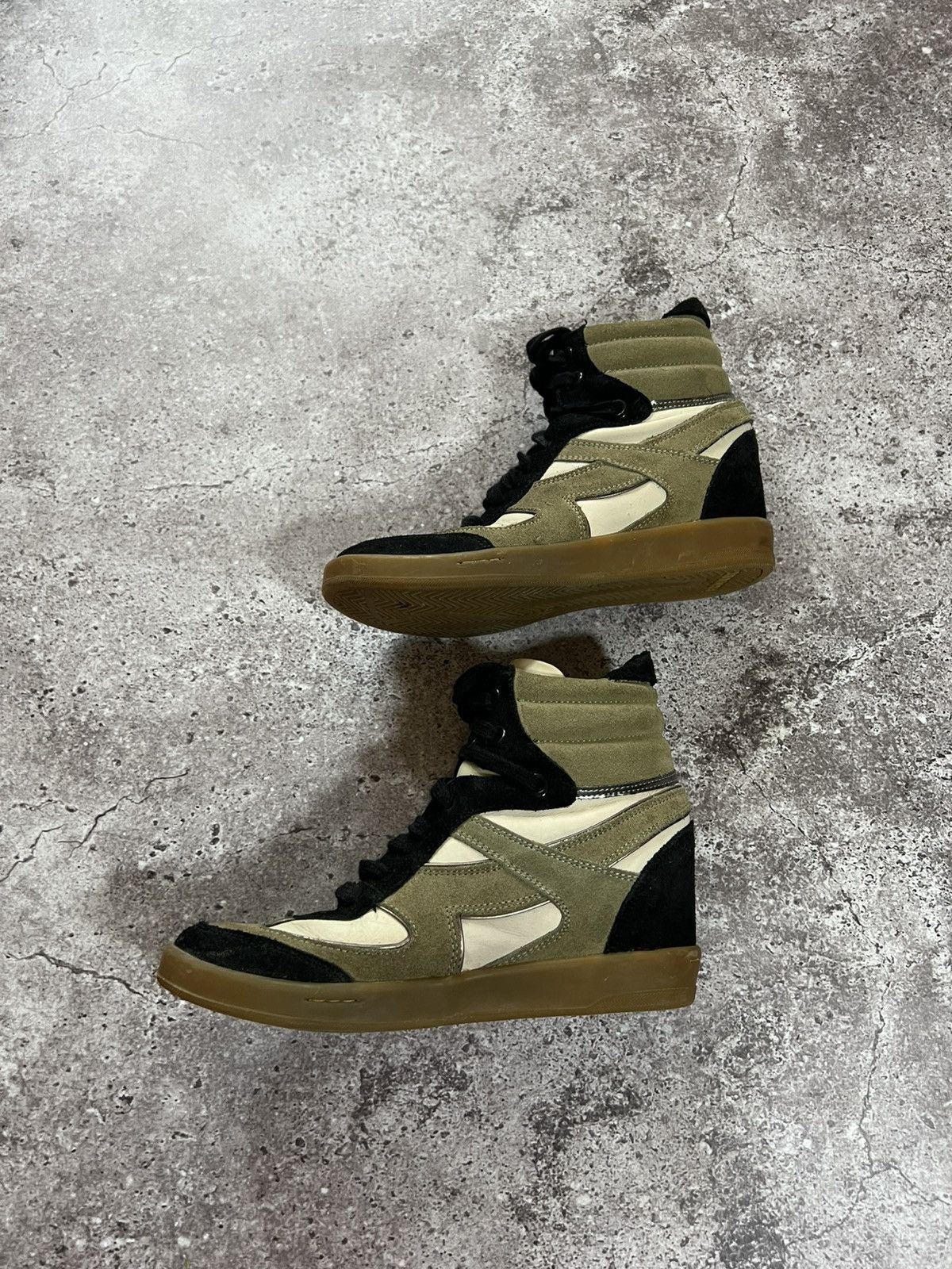 Isabel Marant Unbranded Isabel Marant Style Wedge Sneakers Suede Leather Size US 9 / IT 39 - 4 Thumbnail