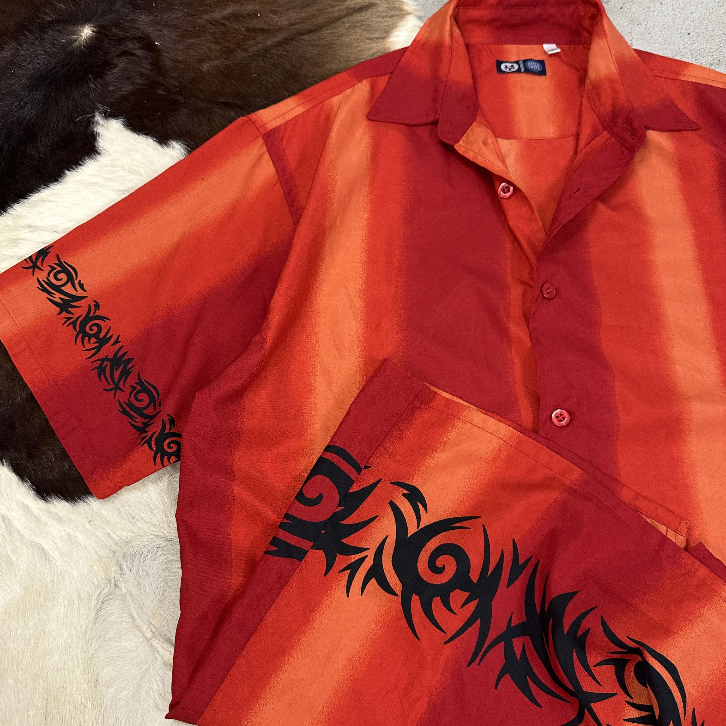 Vintage Vintage Skater Hip Hop Tribal Summer Shirt Y2K Size US L / EU 52-54 / 3 - 2 Thumbnail
