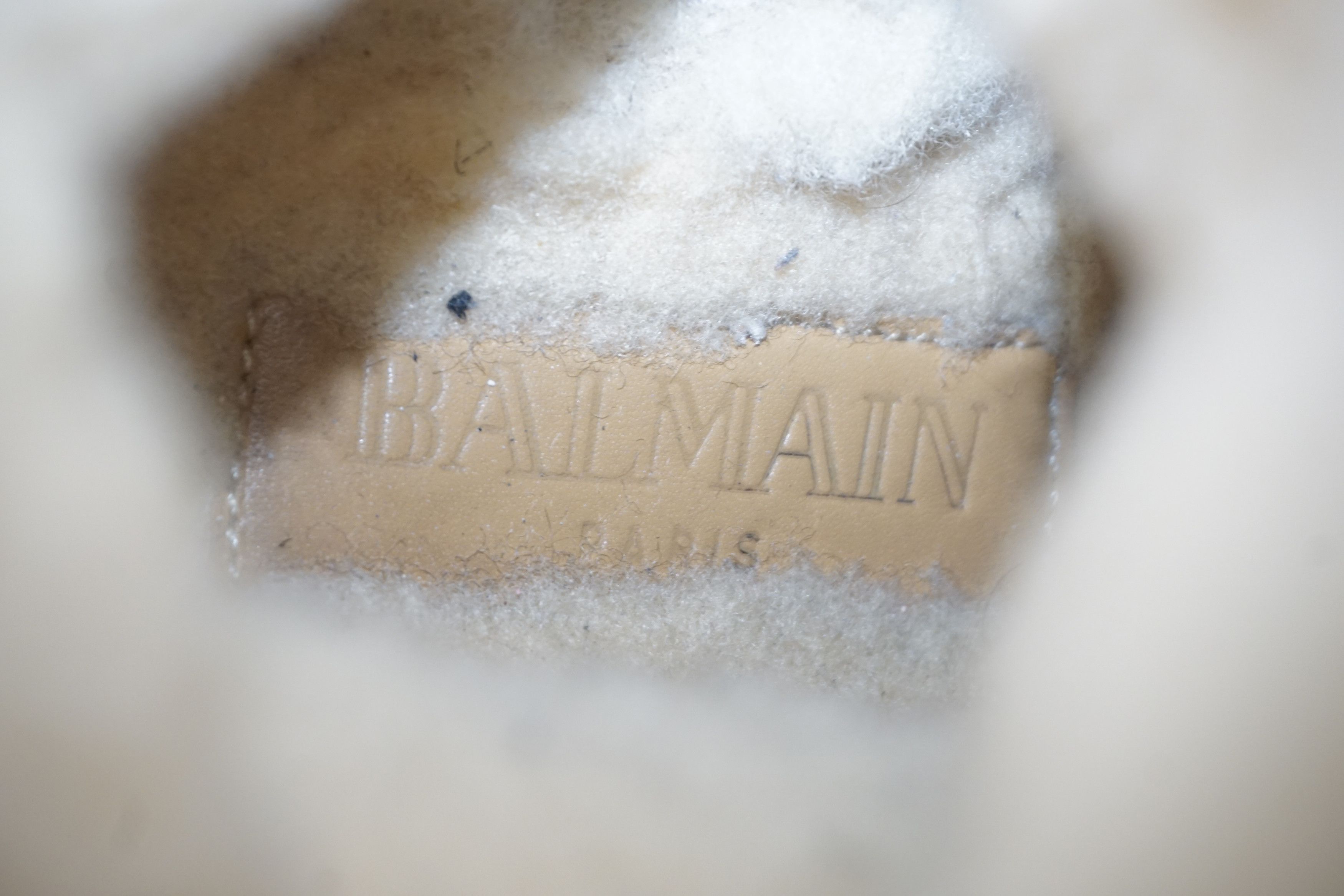 Balmain FW11 Shearling Ranger Boots by Christophe Decarnin Size US 7 / EU 40 - 15 Thumbnail
