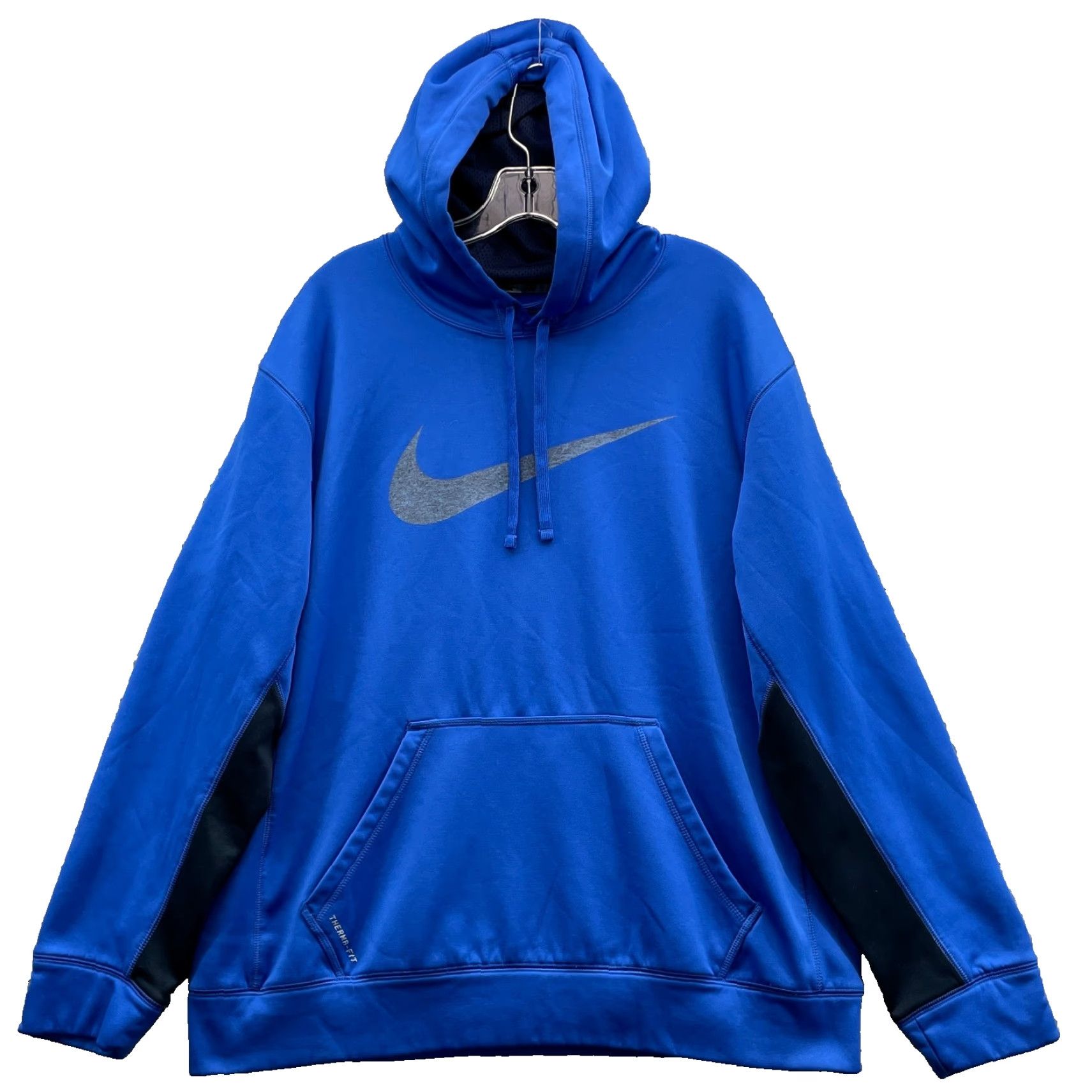 Nike Nike Therma Fit Hoodie Men's Large Blue Dri-Fit Fitness Training Pullover Sports Size US L / EU 52-54 / 3 - 2 Thumbnail