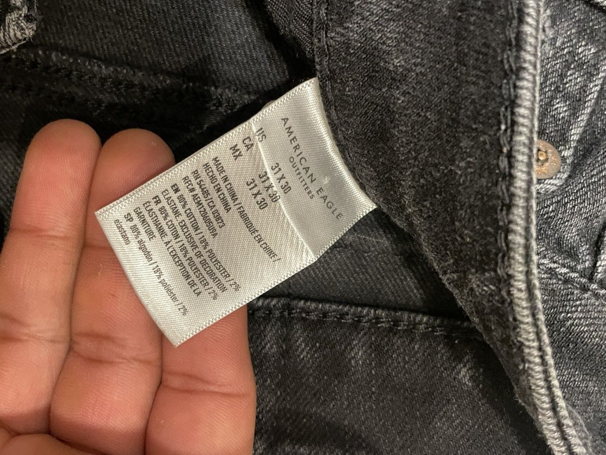 American Eagle Outfitters AMERICAN EAGLE FLEX 31X30 BLACK DENIM PANTS Size US 31 - 3 Thumbnail