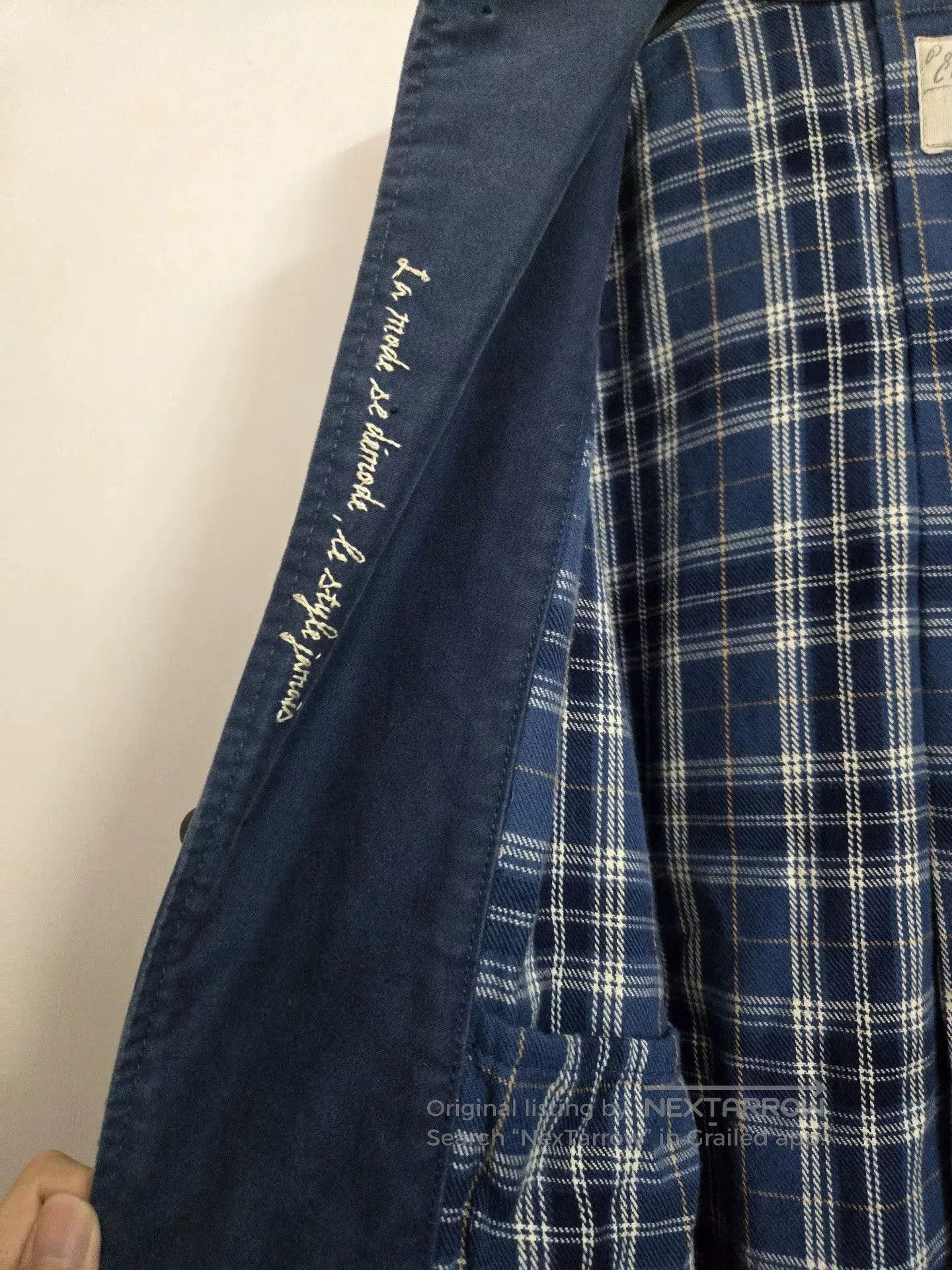 Porter Classic Porter Classic Moleskin Blue Dye Trench Coat. Size US L / EU 52-54 / 3 - 3 Thumbnail