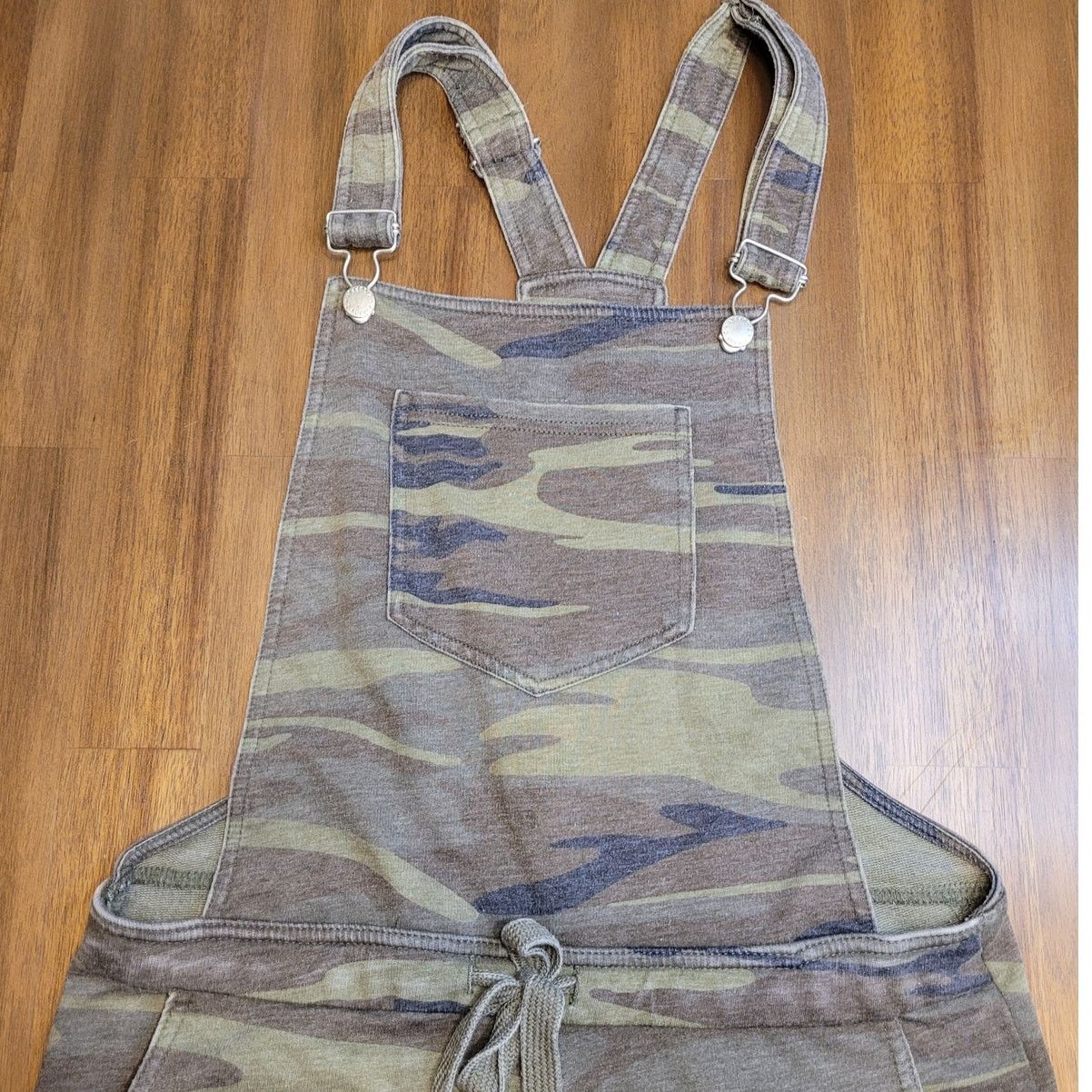 Z Supply Z SUPPLY Overalls XS Green Camo Stretch Knit Cuffed Size 30" / US 8 / IT 44 - 4 Thumbnail