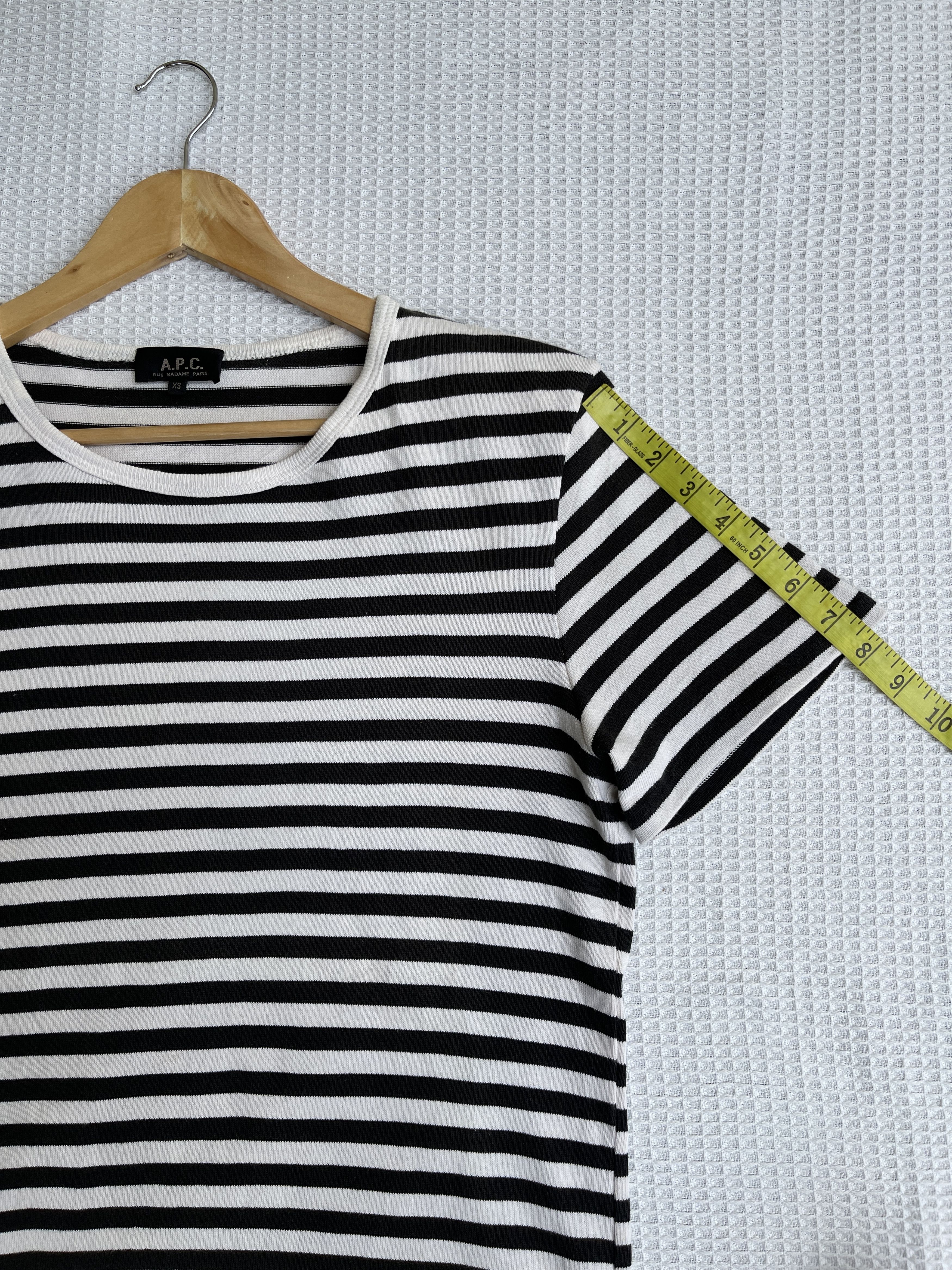 A.P.C. Rare‼️Vintage APC Striped T Shirt Size US XS / EU 42 / 0 - 11 Thumbnail