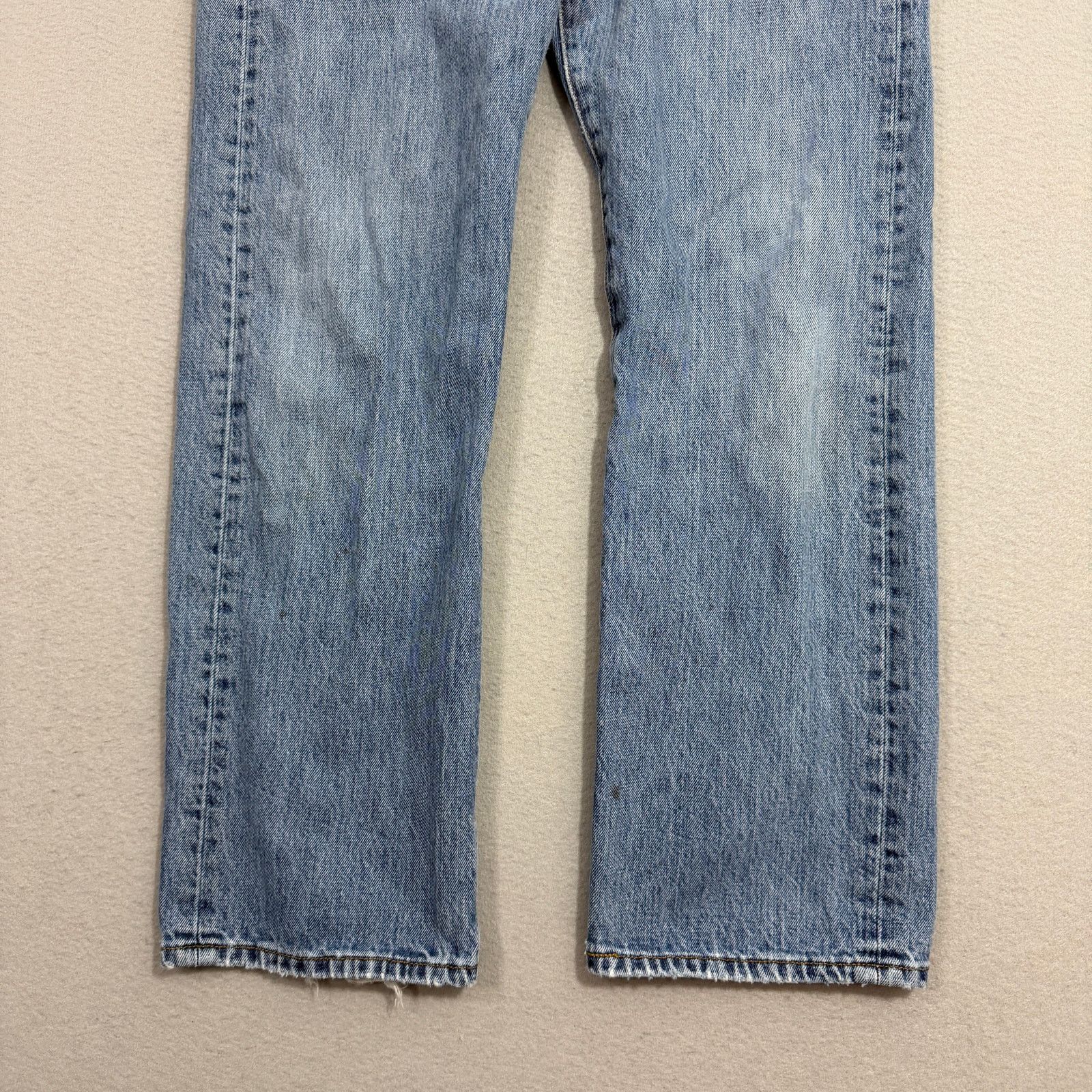 Levi's Vintage Levis 501xx Jeans Men's 32x29 Blue Straight Fit Size US 32 / EU 48 - 2 Thumbnail