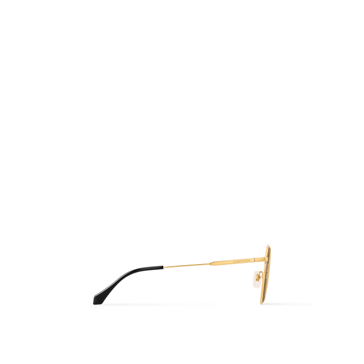 Louis Vuitton LV Super Vision Metal Round Sunglasses Size ONE SIZE - 4 Thumbnail
