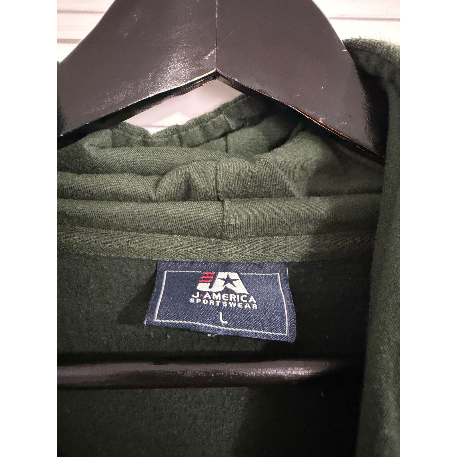 J. America Bismarck State Mystics Stitched Green Hoodie Sweatshirt Sz L Size US L / EU 52-54 / 3 - 3 Thumbnail